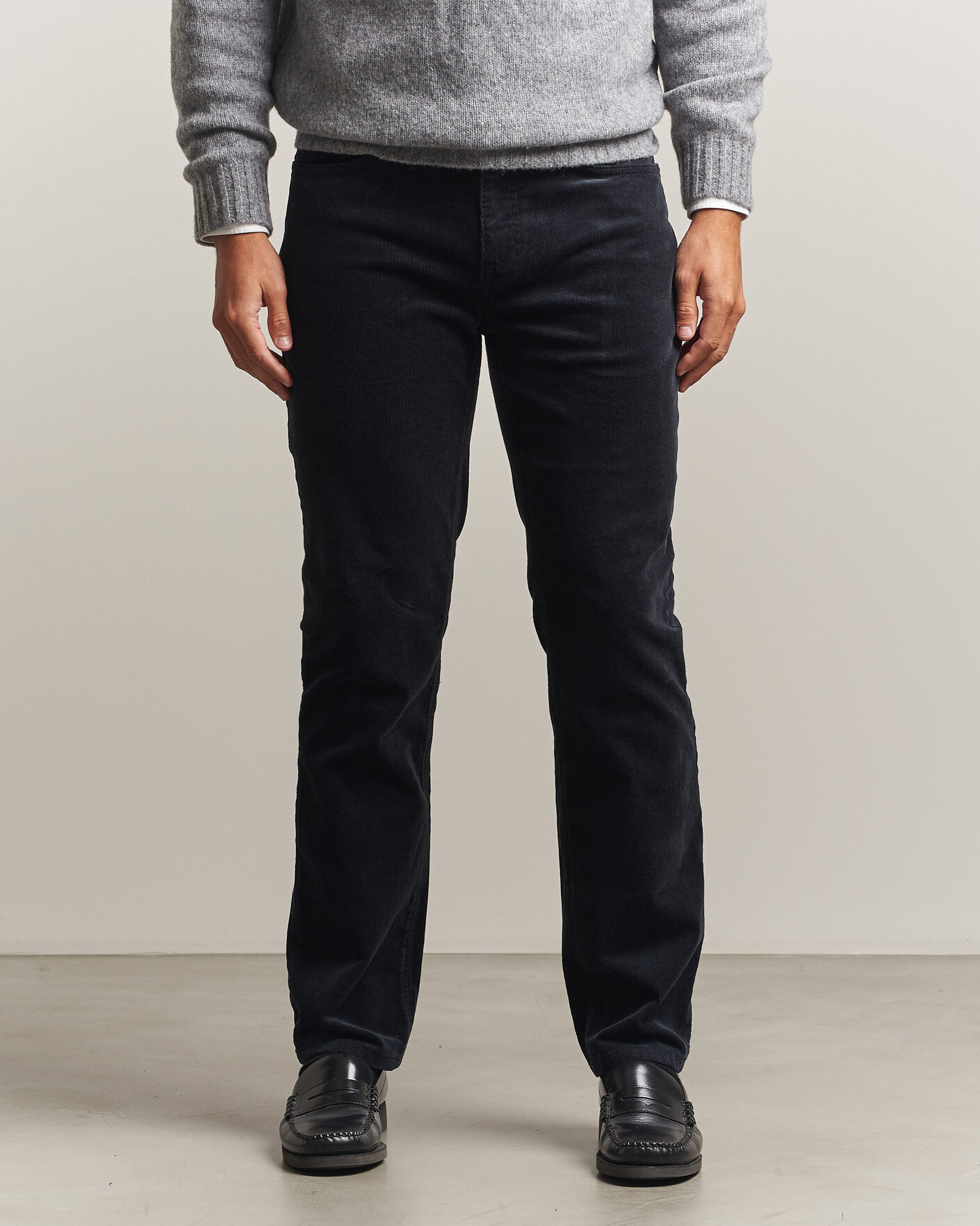 Herre | Bukser | Gant | Regular Fit Corduroy 5-Pocket Pants Black