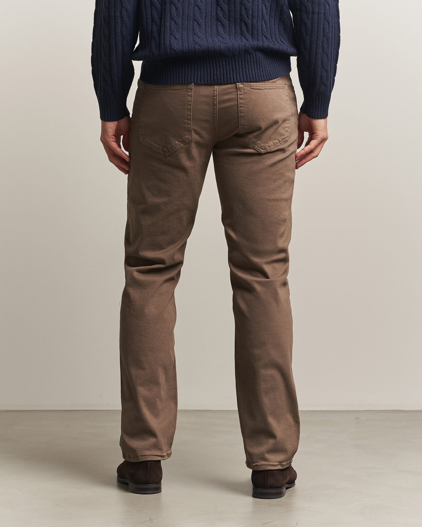 Herre | Bukser | Gant | Regular Fit Moleskin 5-Pocket Pants Faded Taupe