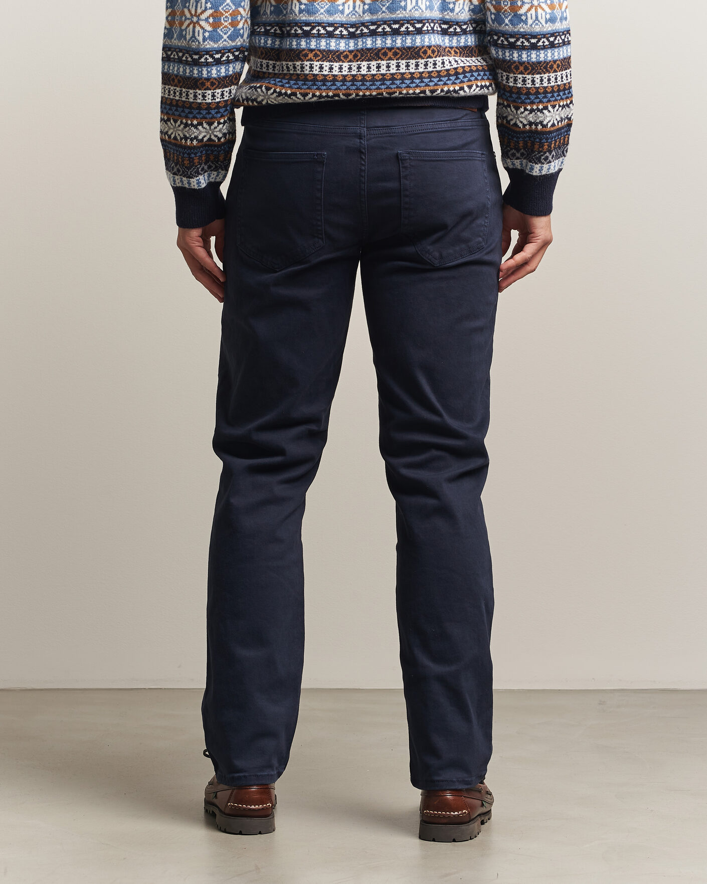 Herre | Bukser | Gant | Regular Fit Moleskin 5-Pocket Pants Evening Blue