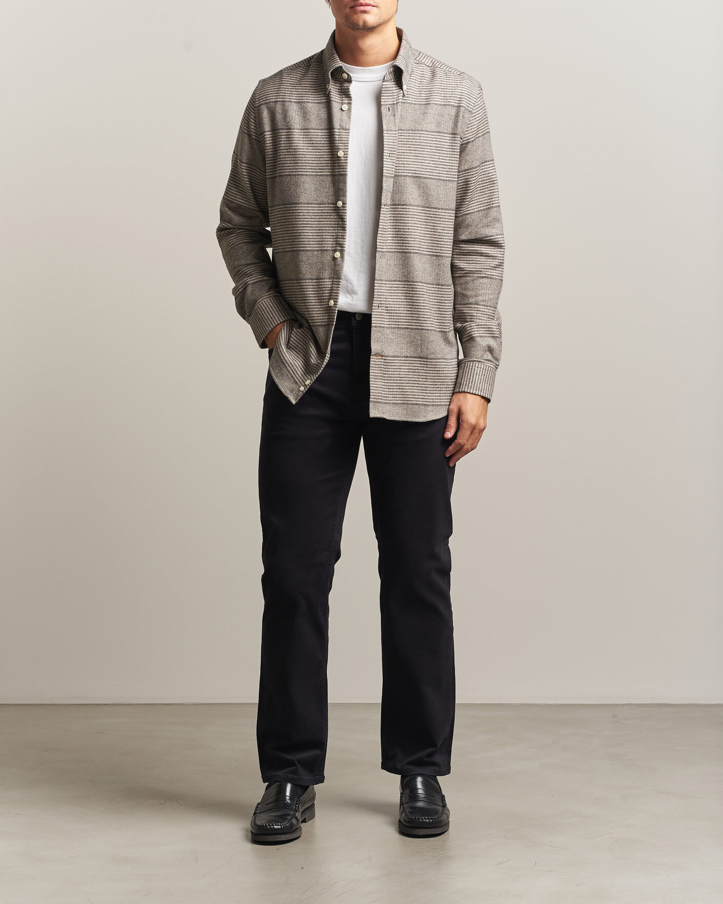 Herre | Bukser | Gant | Regular Fit Moleskin 5-Pocket Pants Black