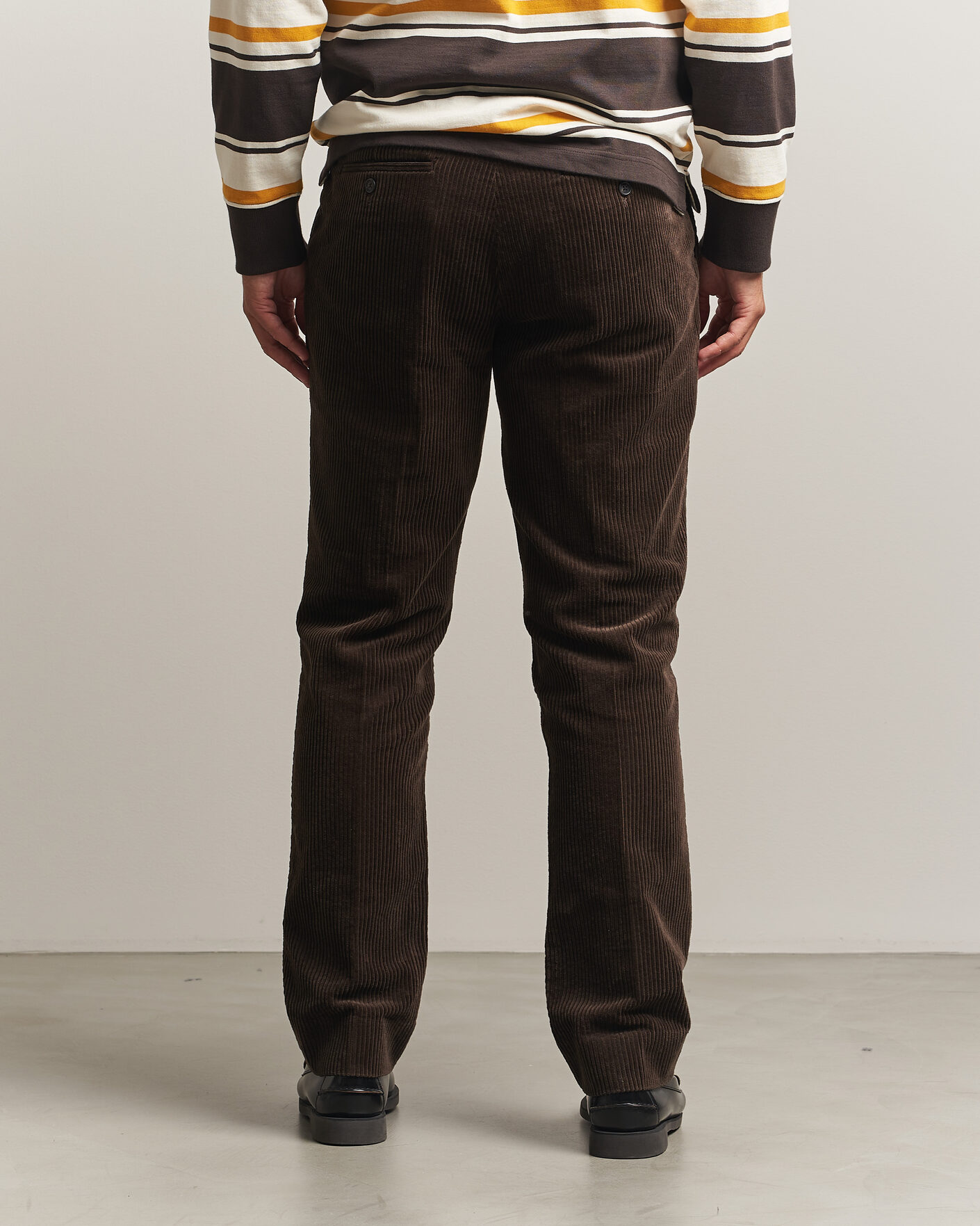 Herre | Bukser | Gant | Corduroy Trousers Black Brown