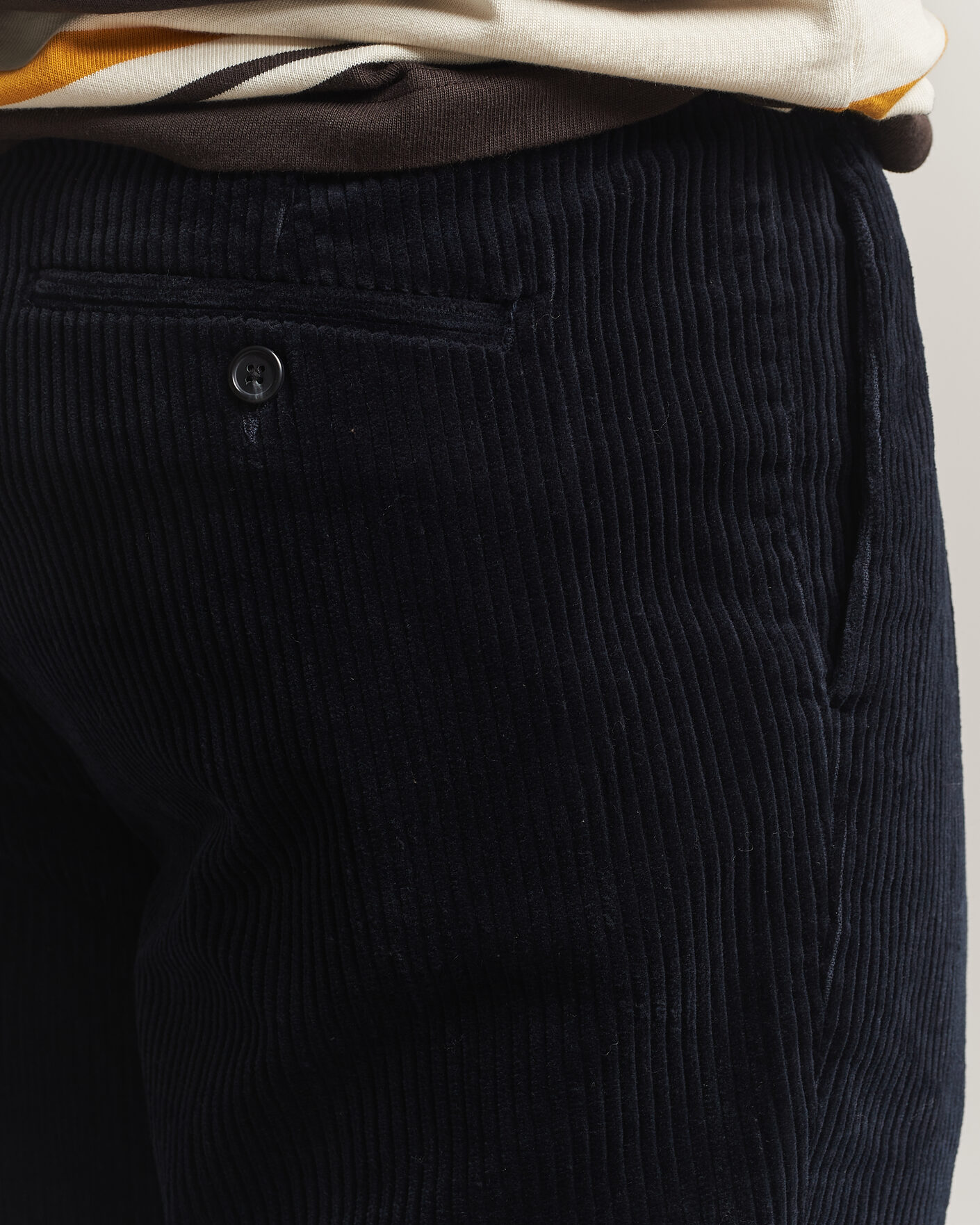 Herre | Bukser | Gant | Corduroy Trousers Evening Blue