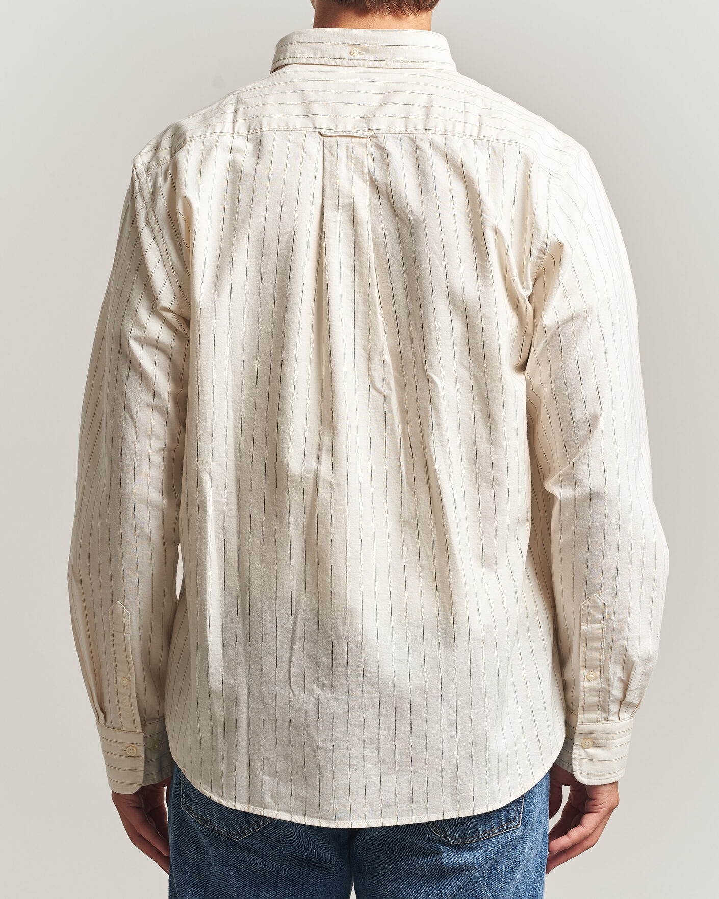 Herre | Skjorter | Gant | Regular Fit Archive Oxford Striped Shirt Cream