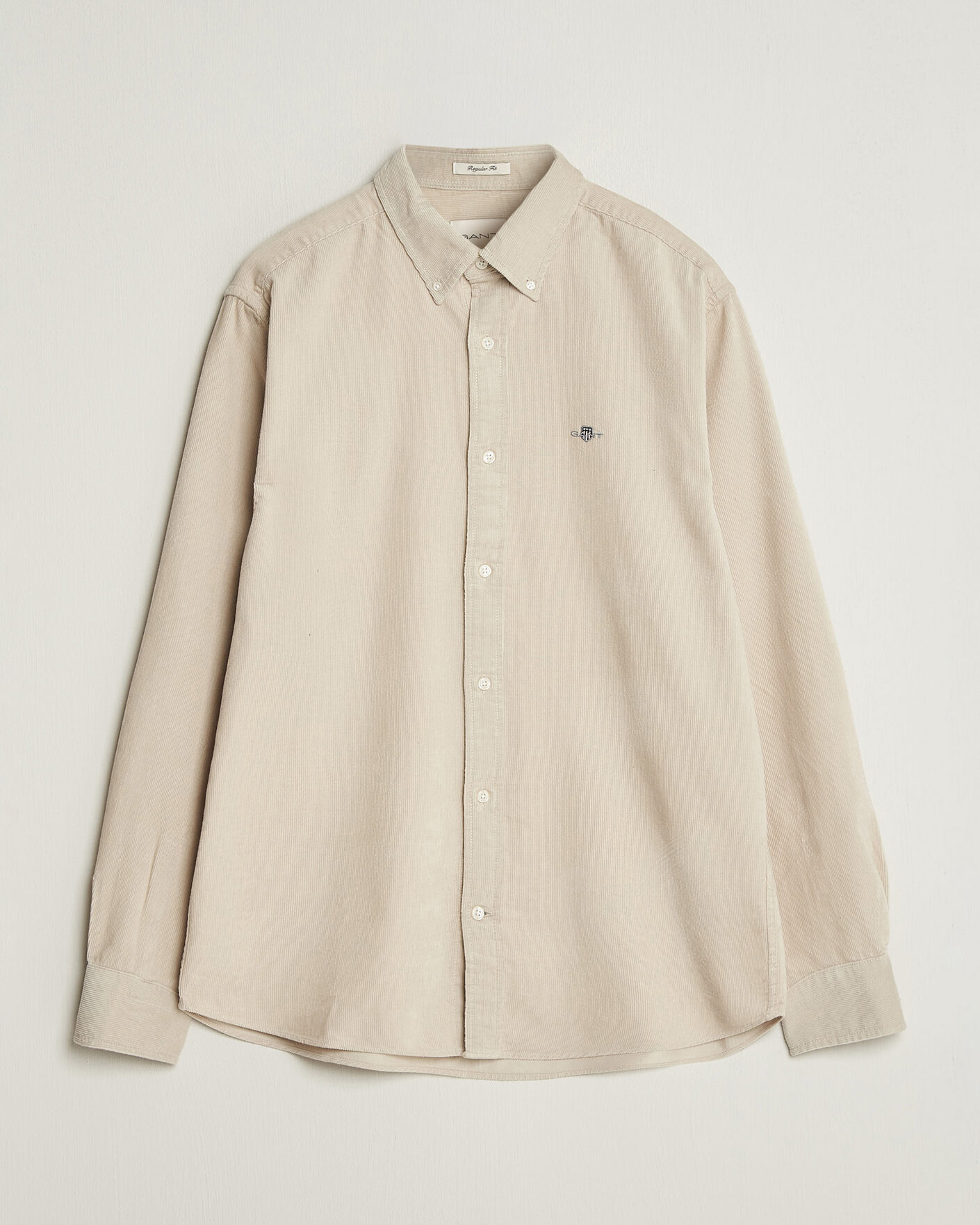 Herre | Skjorter | Gant | Regular Fit Corduroy Shirt Clay Beige
