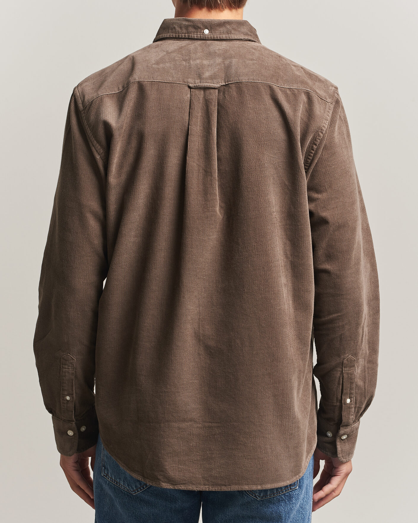 Herre | Skjorter | Gant | Regular Fit Corduroy Shirt Faded Taupe