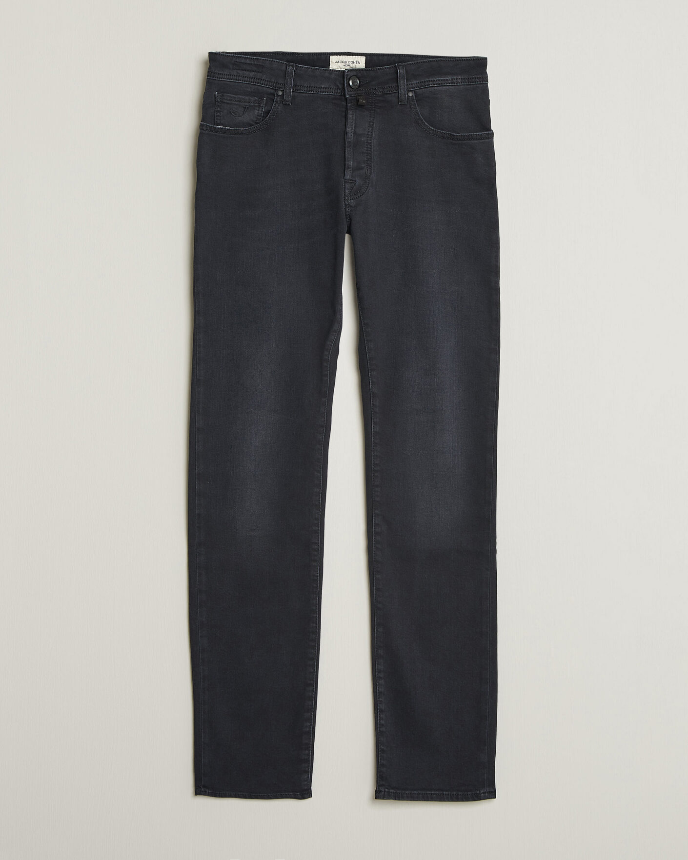 Herre | Jeans | Jacob Cohën | Bard Slim Fit Stretch Jeans Washed Black