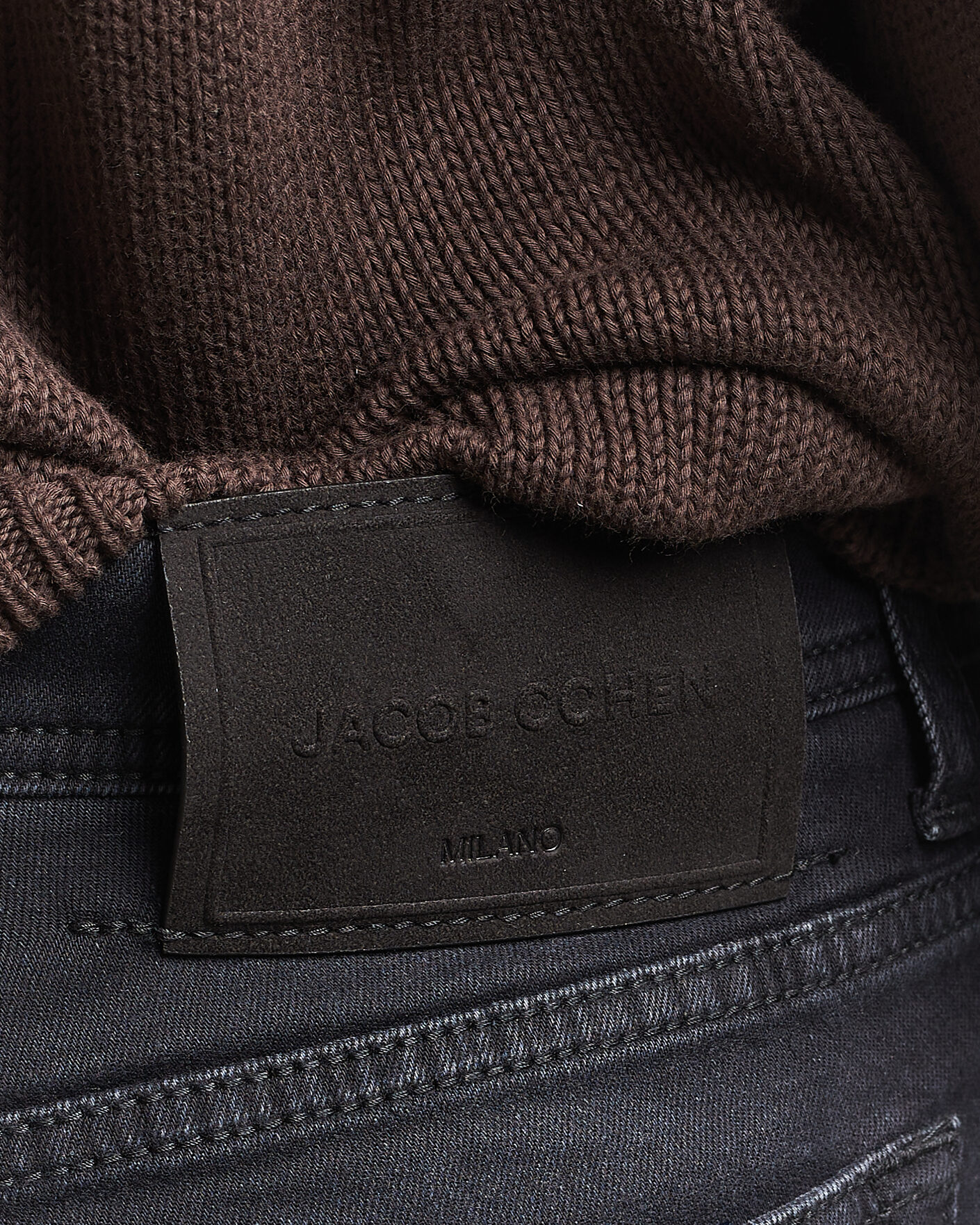 Herre | Jeans | Jacob Cohën | Bard Slim Fit Stretch Jeans Washed Black