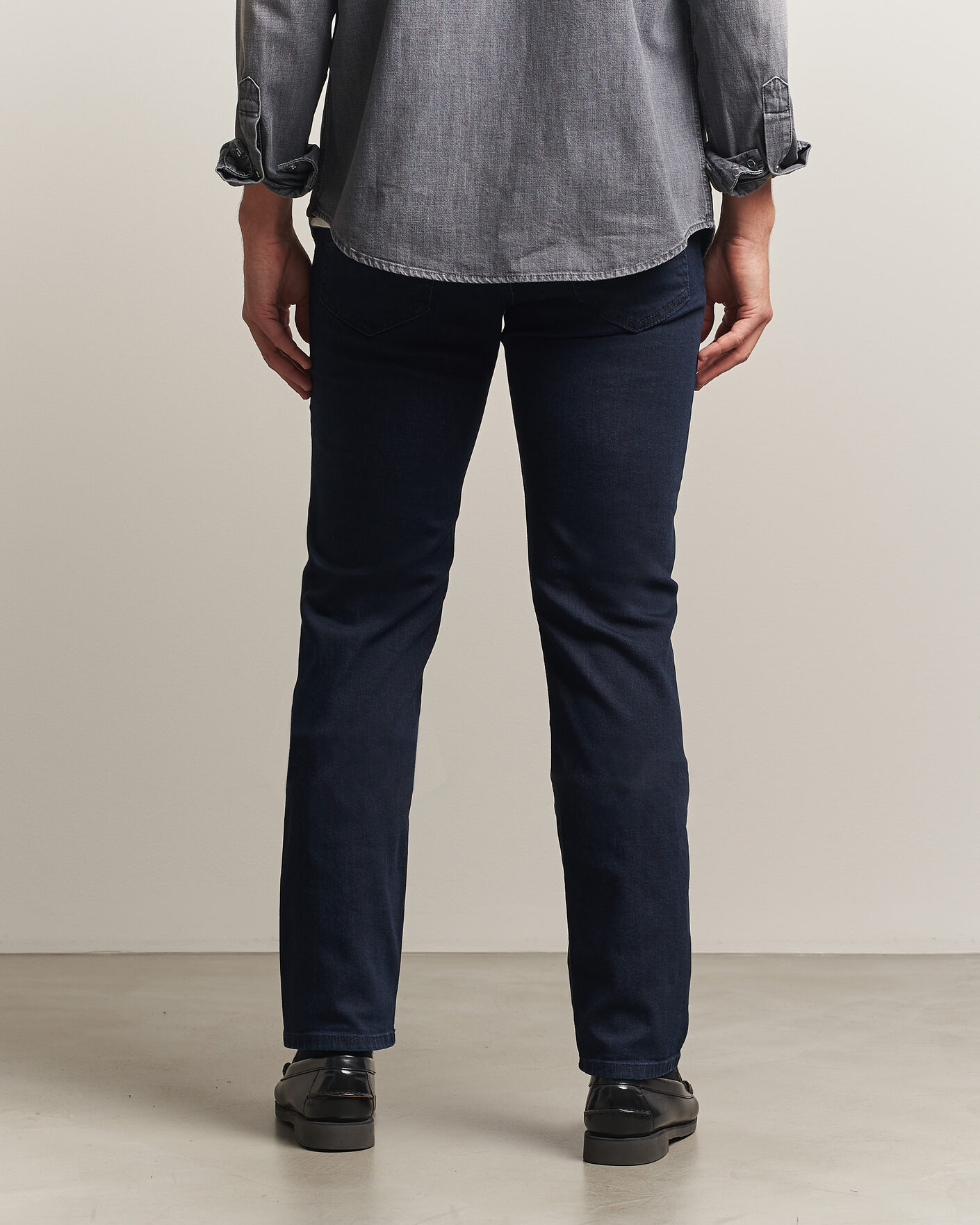 Herre | Jeans | Jacob Cohën | Bard Slim Fit Stretch Jeans Overdyed Blue