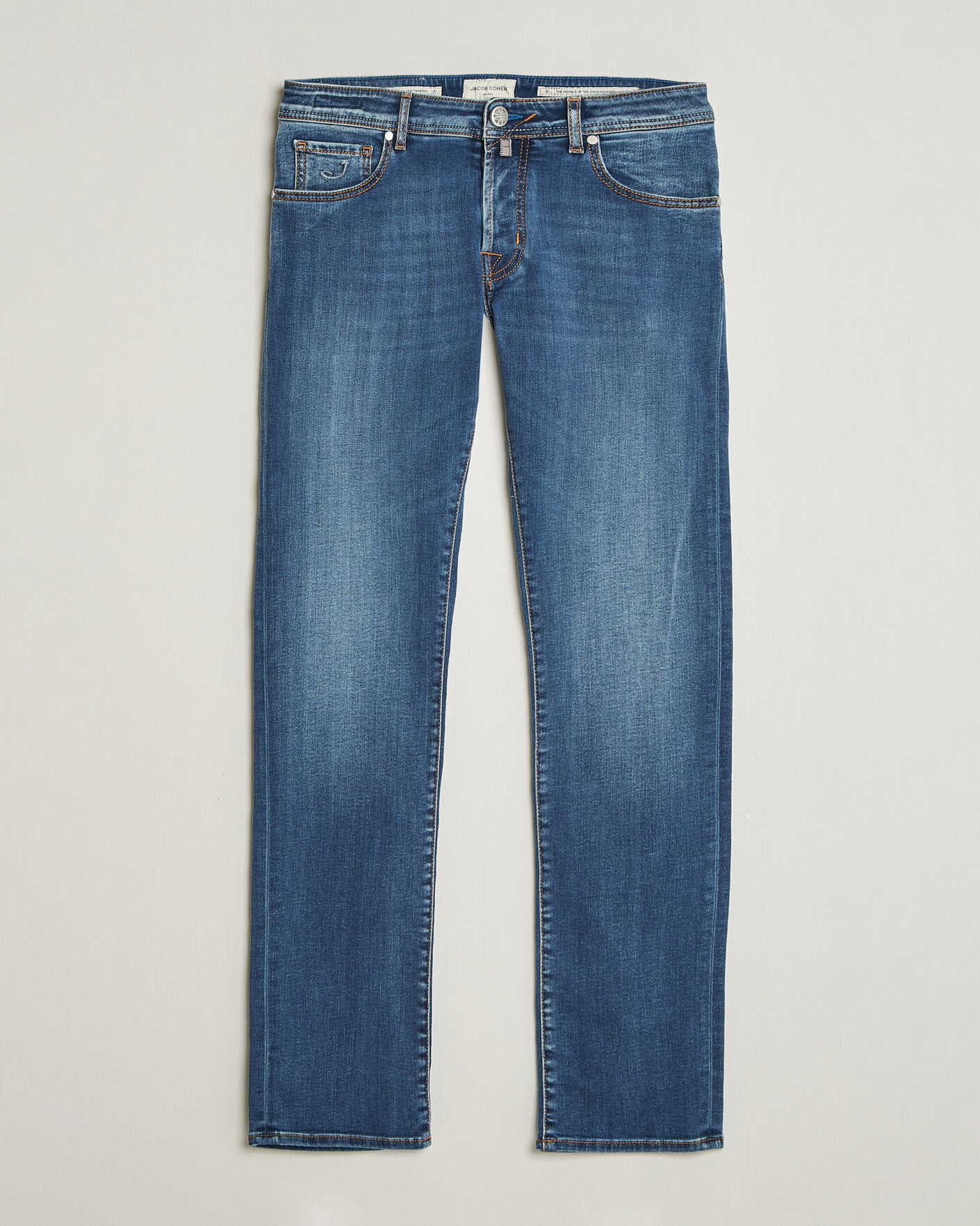 Herre | Jeans | Jacob Cohën | Nick F1 Slim Fit Stretch Jeans Light Blue