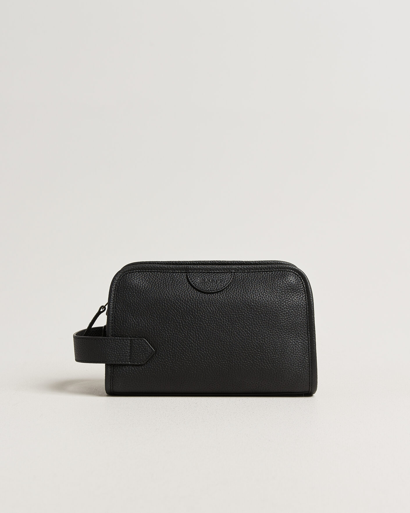 Herre | Vesker | Gant | Grained Leather Wash Bag Black