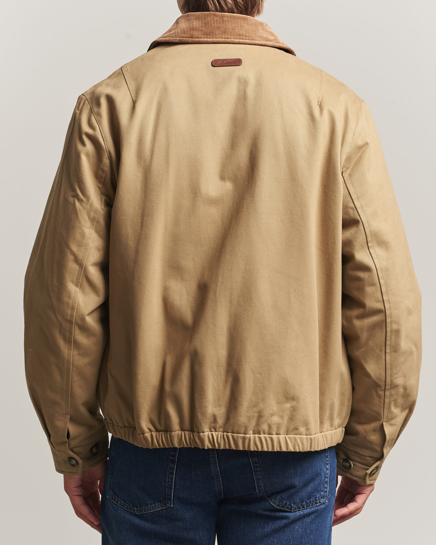 Herre | Jakker | Gant | Moleskin Harrington Jacket Light Taupe