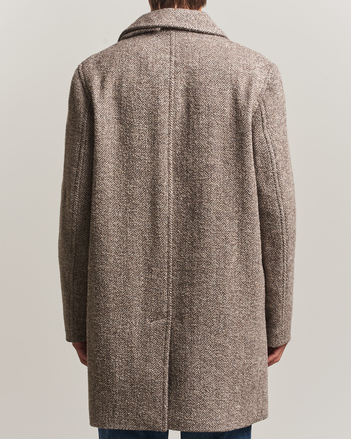 Herre | Jakker | Gant | Wool Car Coat Mist Taupe