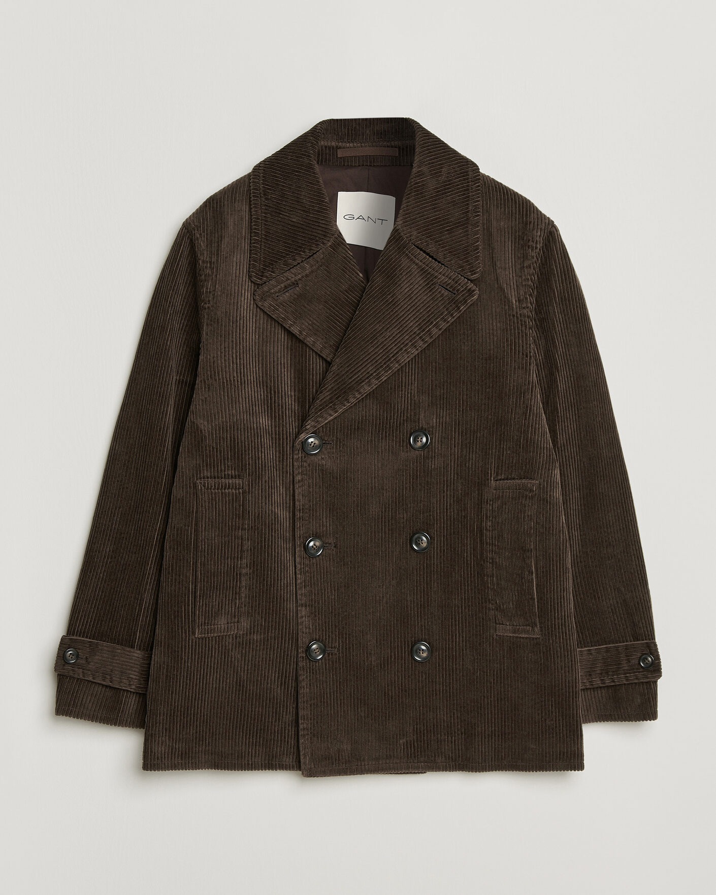 Herre | Jakker | Gant | Corduroy Peacoat Black Brown