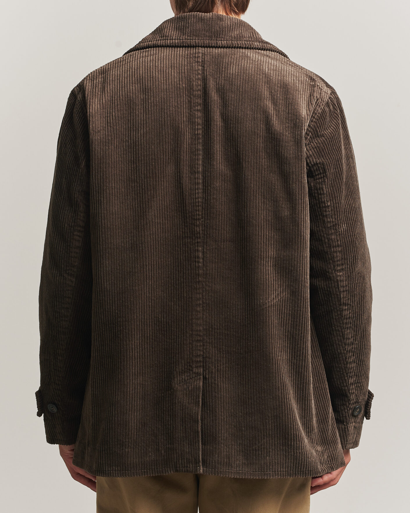 Herre | Jakker | Gant | Corduroy Peacoat Black Brown