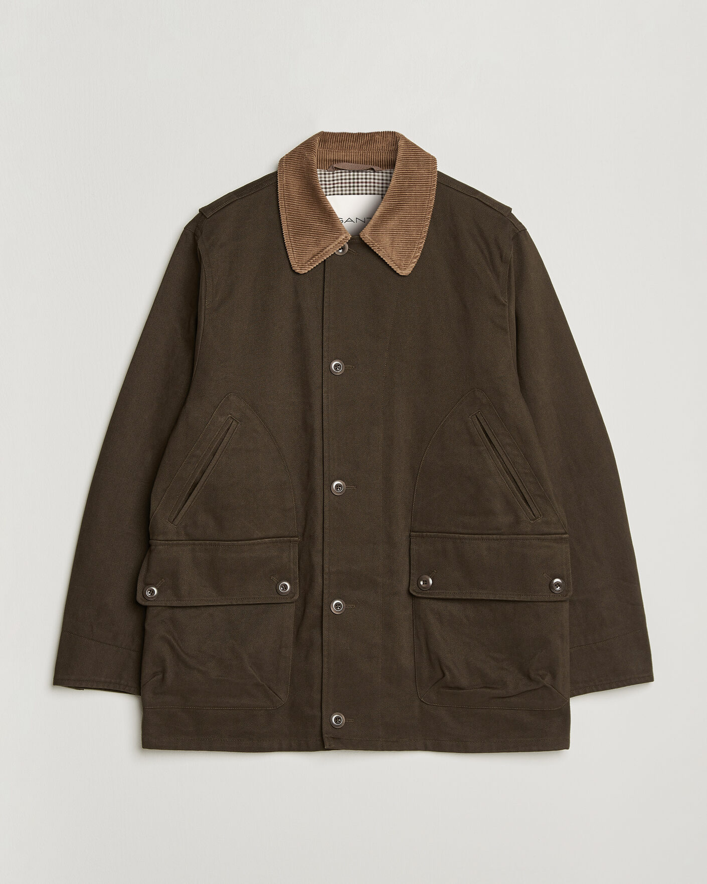 Herre | Jakker | Gant | Moleskin Decker Jacket Dark Moss Green
