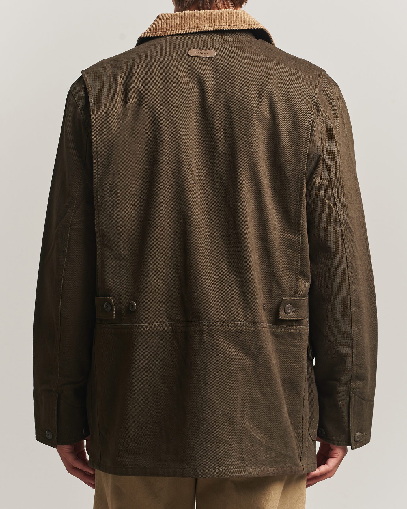 Herre | Jakker | Gant | Moleskin Decker Jacket Dark Moss Green