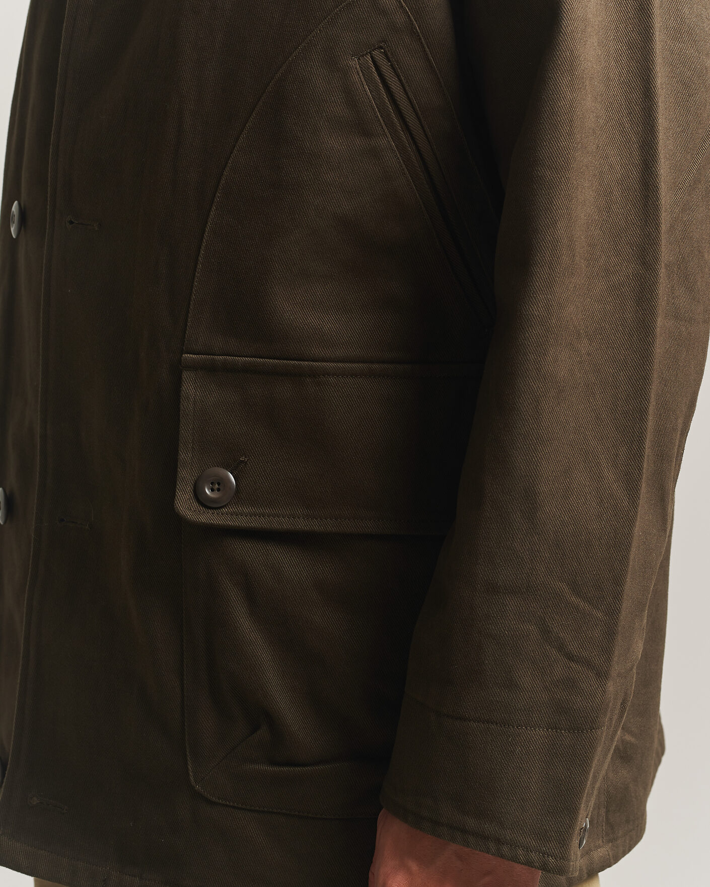 Herre | Jakker | Gant | Moleskin Decker Jacket Dark Moss Green