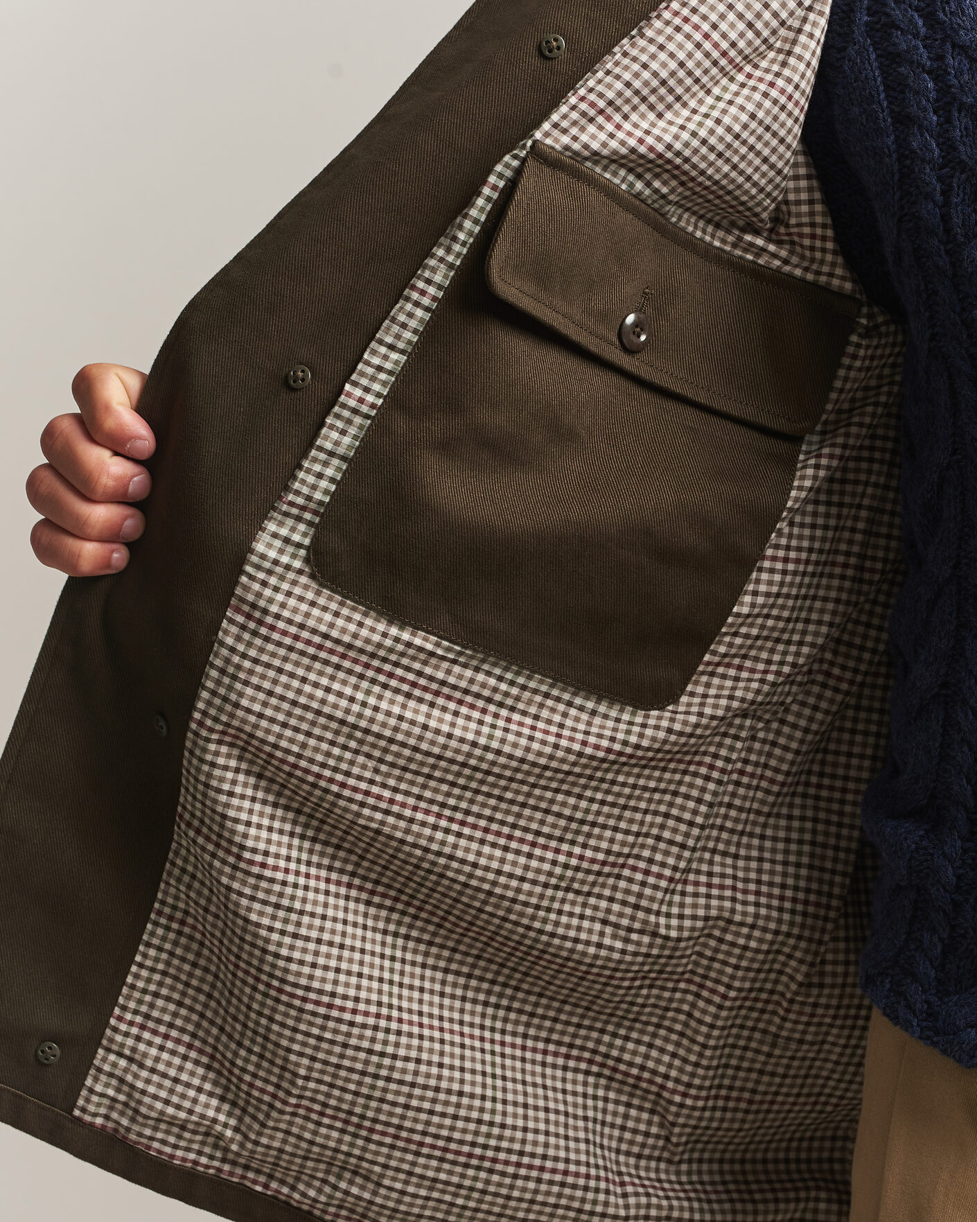 Herre | Jakker | Gant | Moleskin Decker Jacket Dark Moss Green