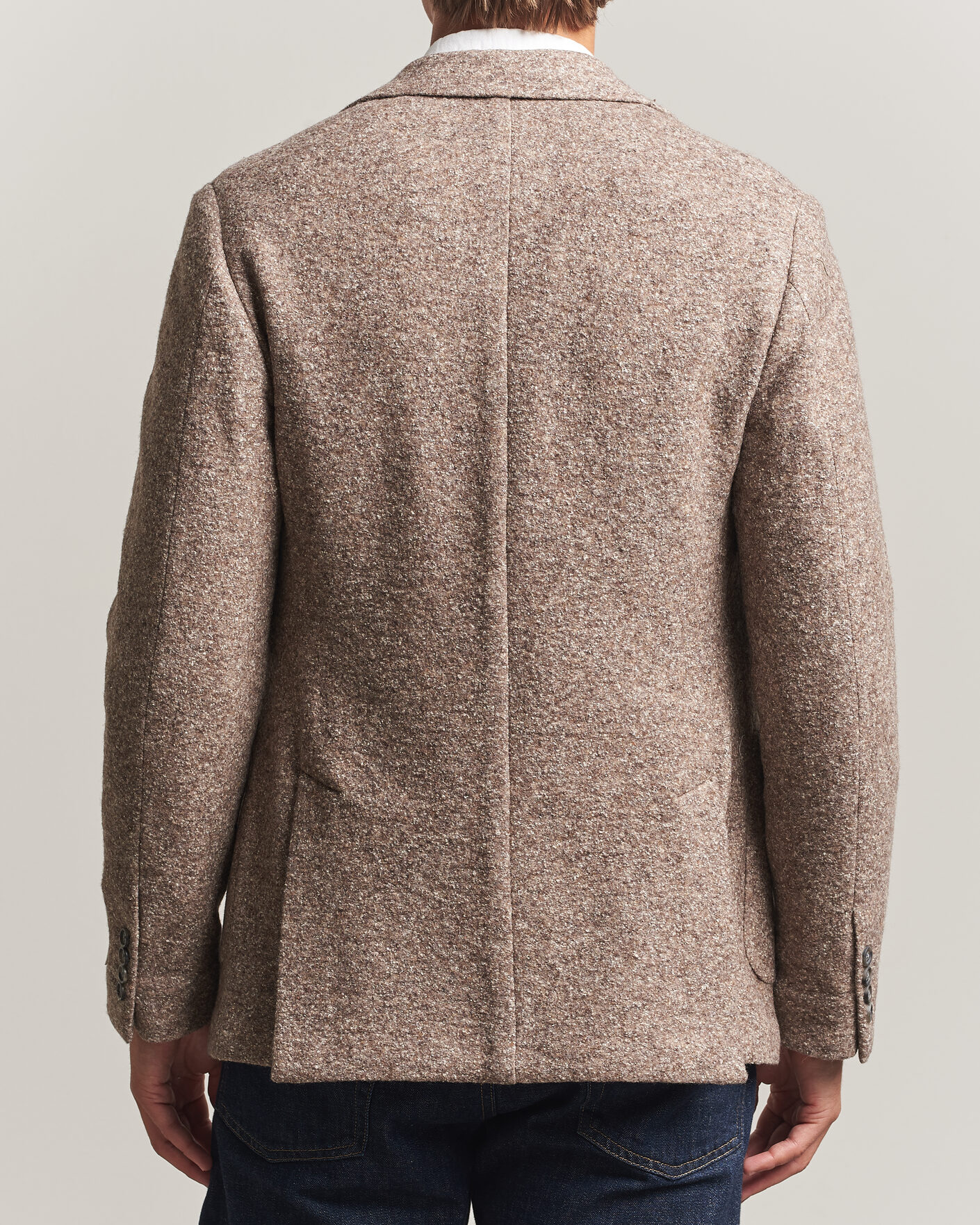 Herre | Dressjakker | Gant | Wool/Silk Jersey Blazer Clay Beige