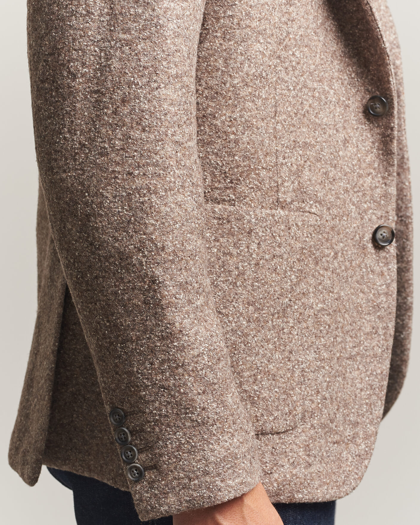 Herre | Dressjakker | Gant | Wool/Silk Jersey Blazer Clay Beige