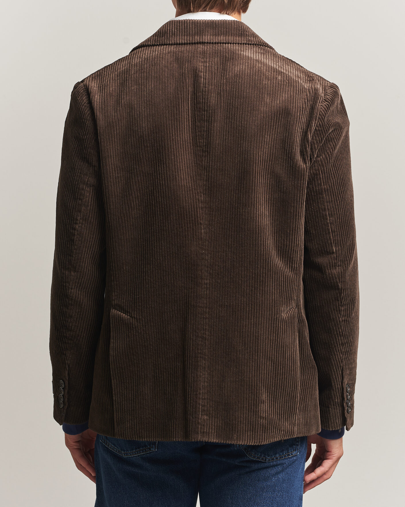 Herre | Dressjakker | Gant | Corduroy Blazer Black Brown