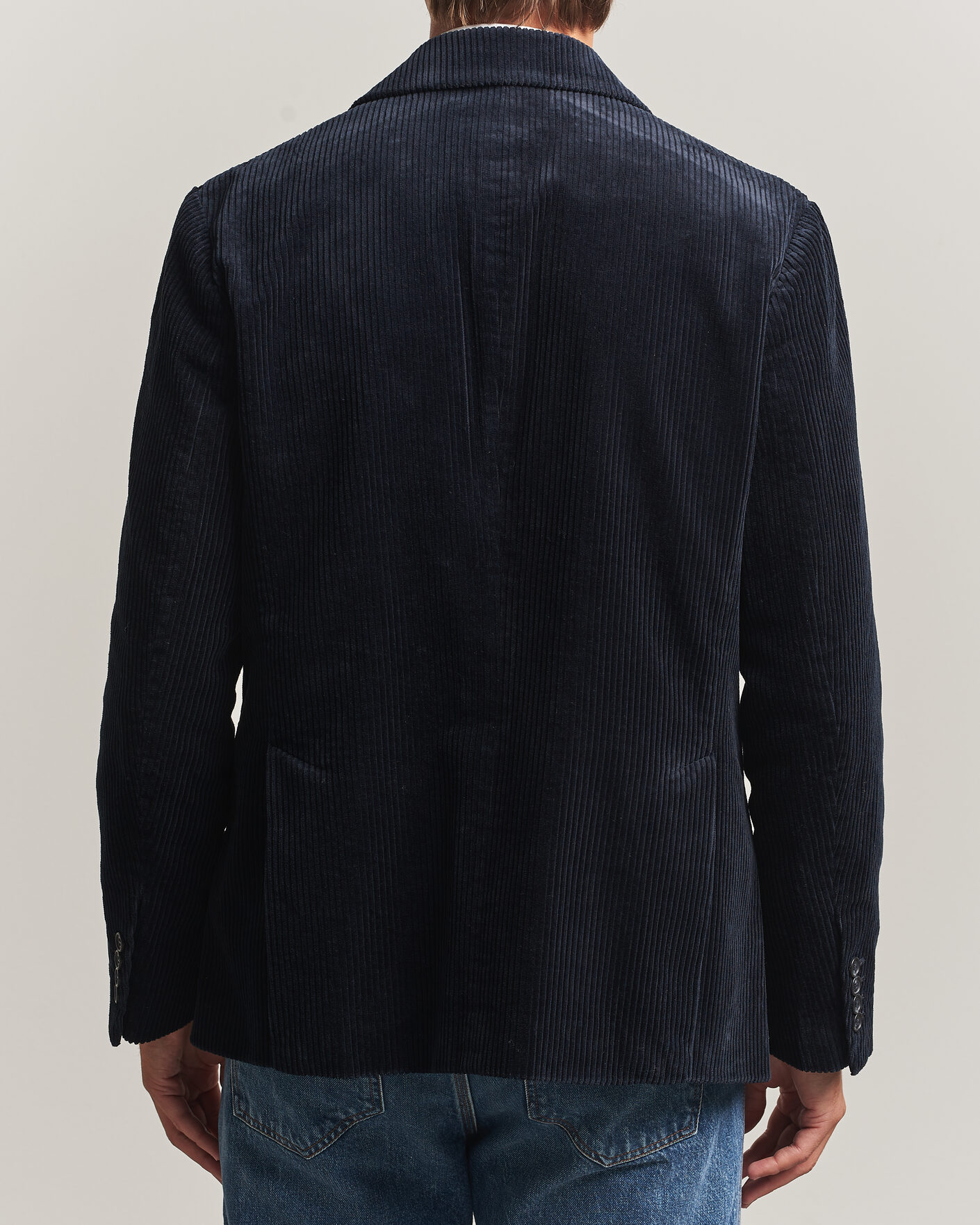 Herre | Dressjakker | Gant | Corduroy Blazer Evening Blue