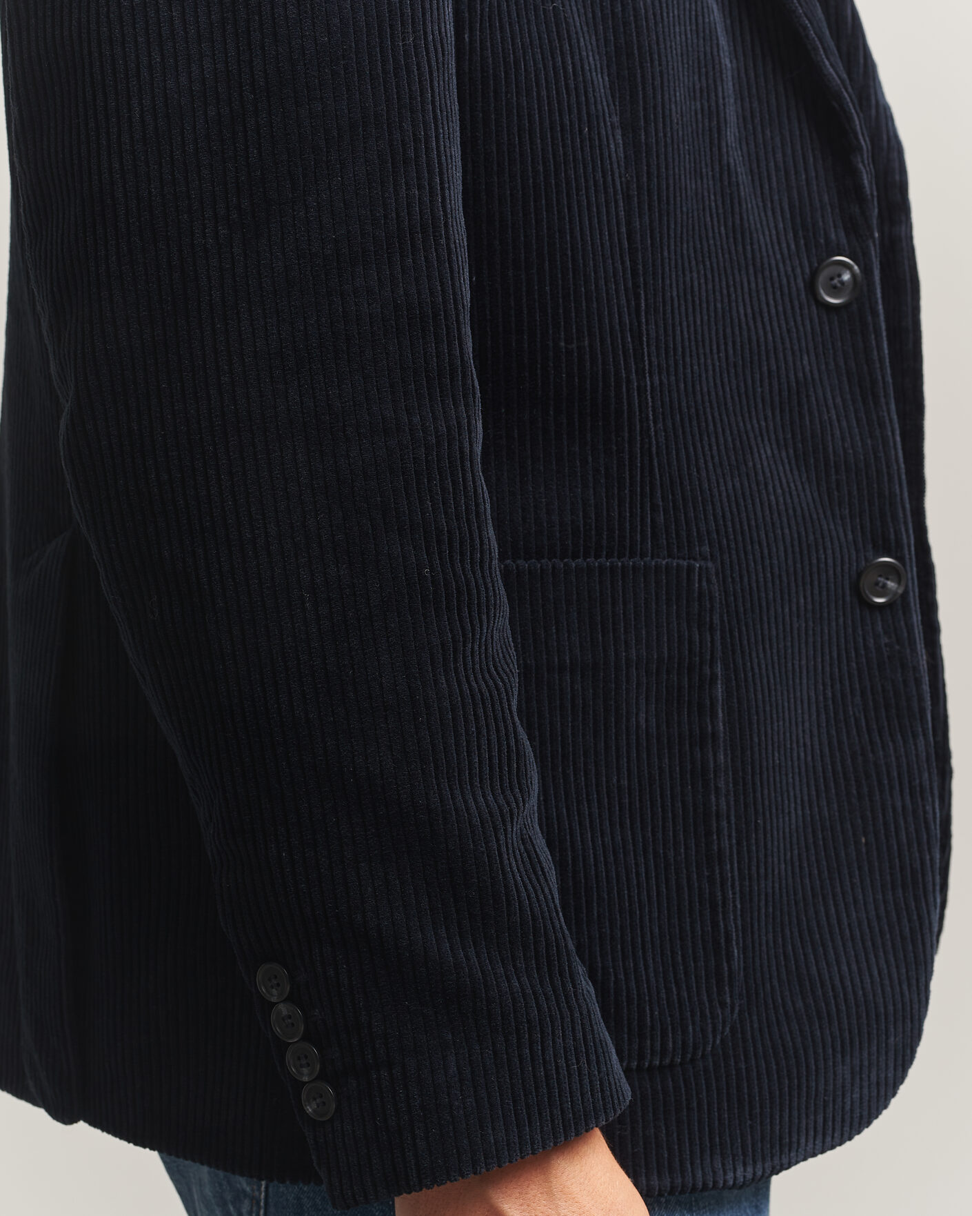 Herre | Dressjakker | Gant | Corduroy Blazer Evening Blue