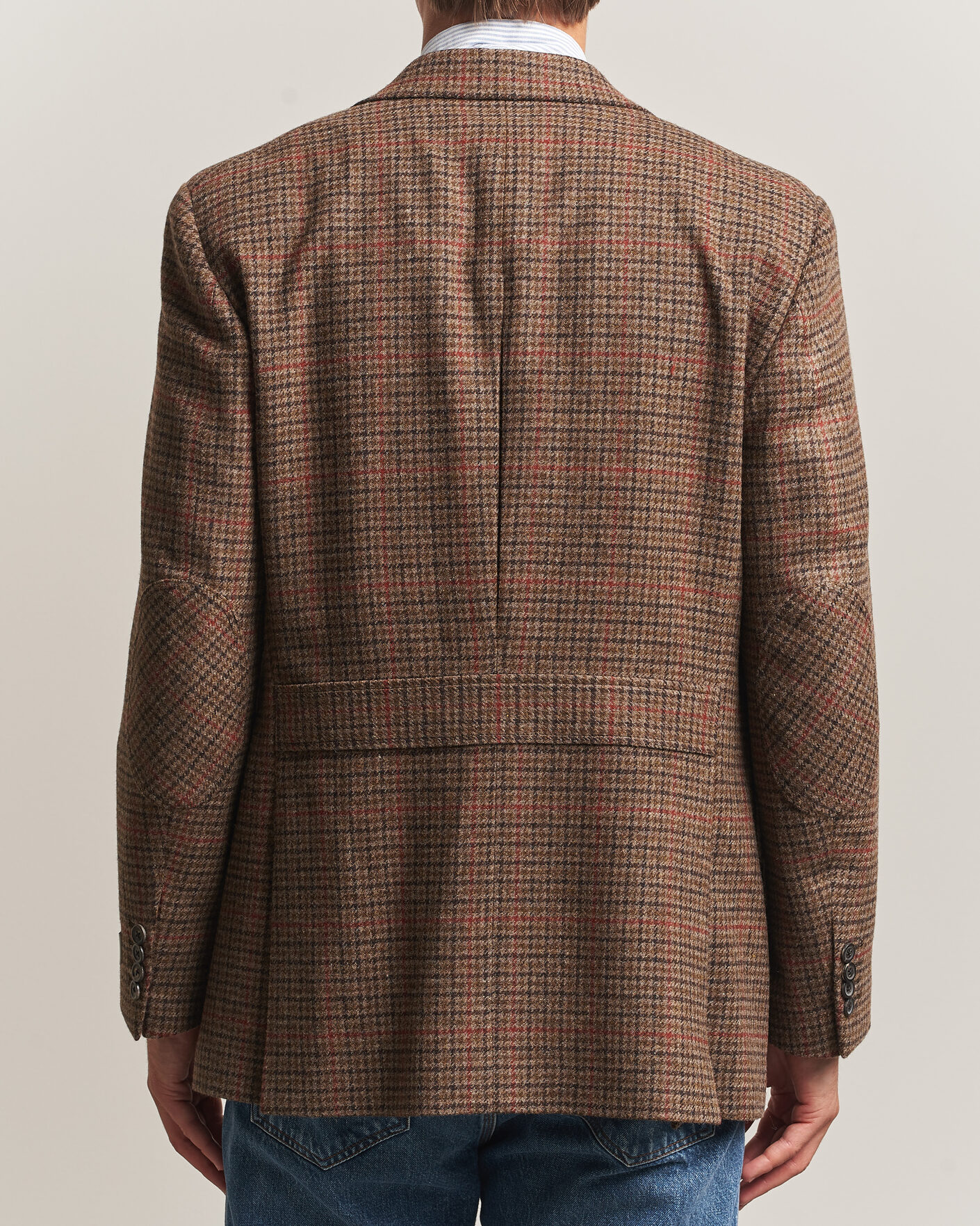Herre | Jakker | Gant | British Tweed Blazer Shadow Brown