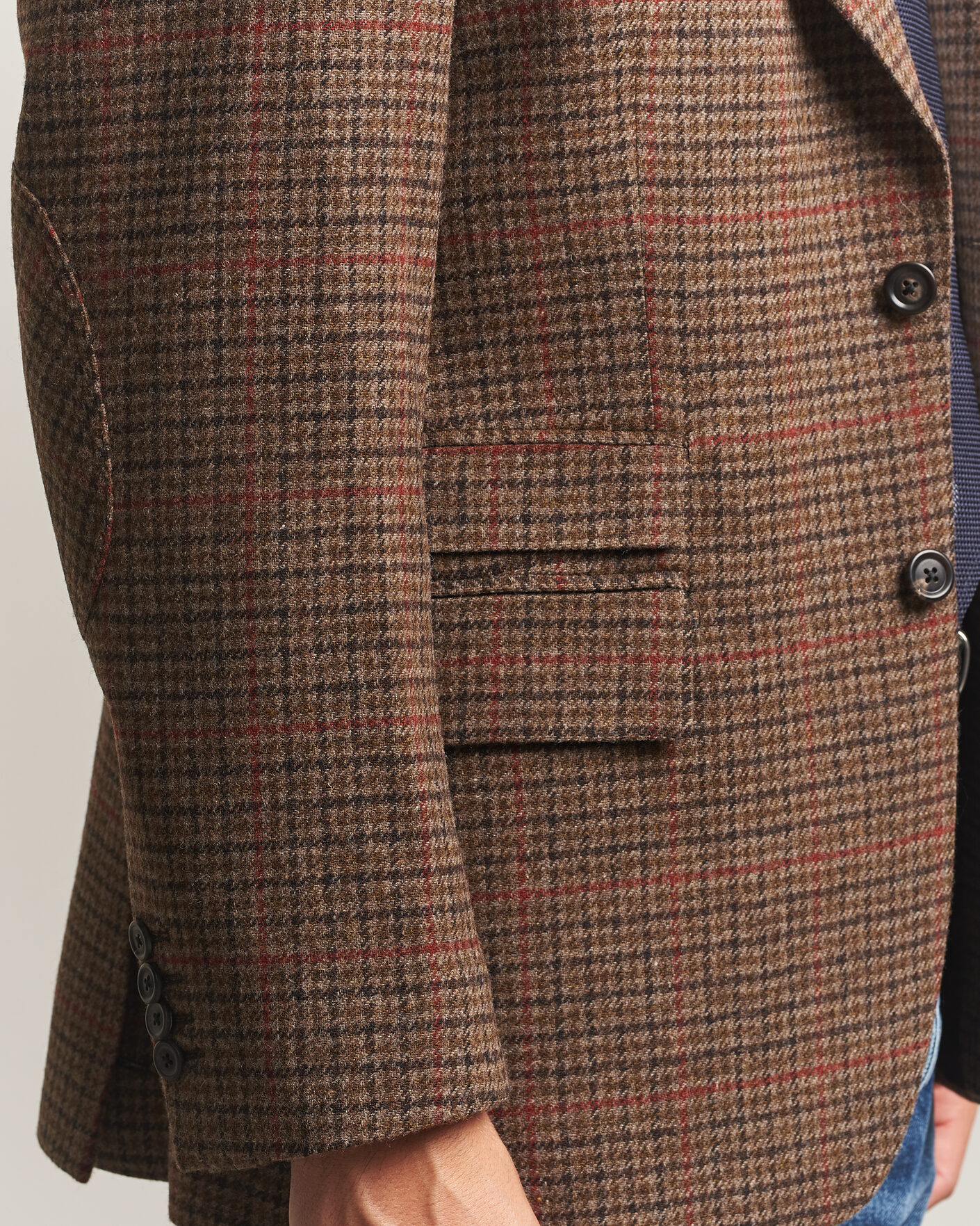 Herre | Jakker | Gant | British Tweed Blazer Shadow Brown