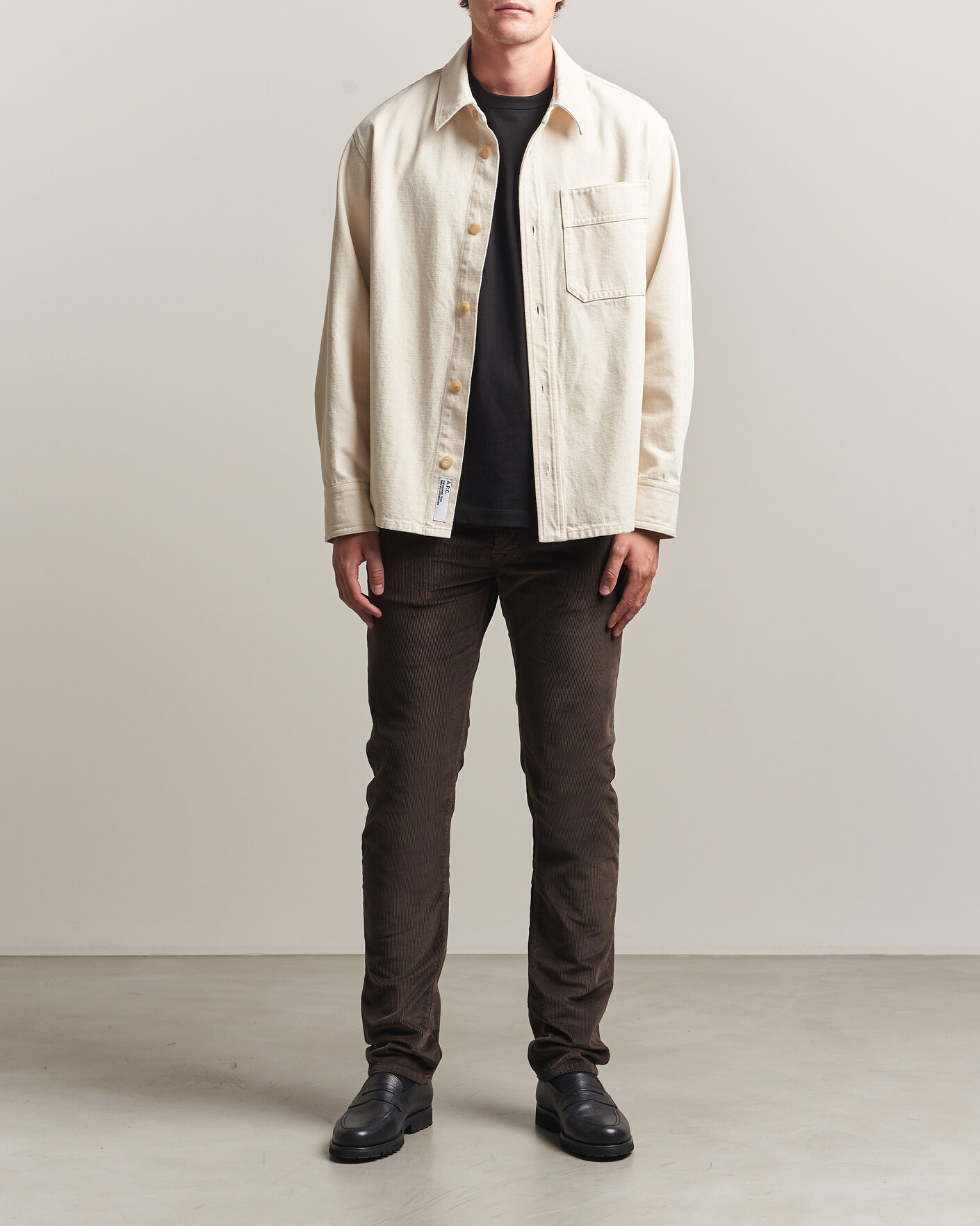 Herre | Bukser | Jacob Cohën | Bard 5-Pocket Medium Corduroy Trousers Brown