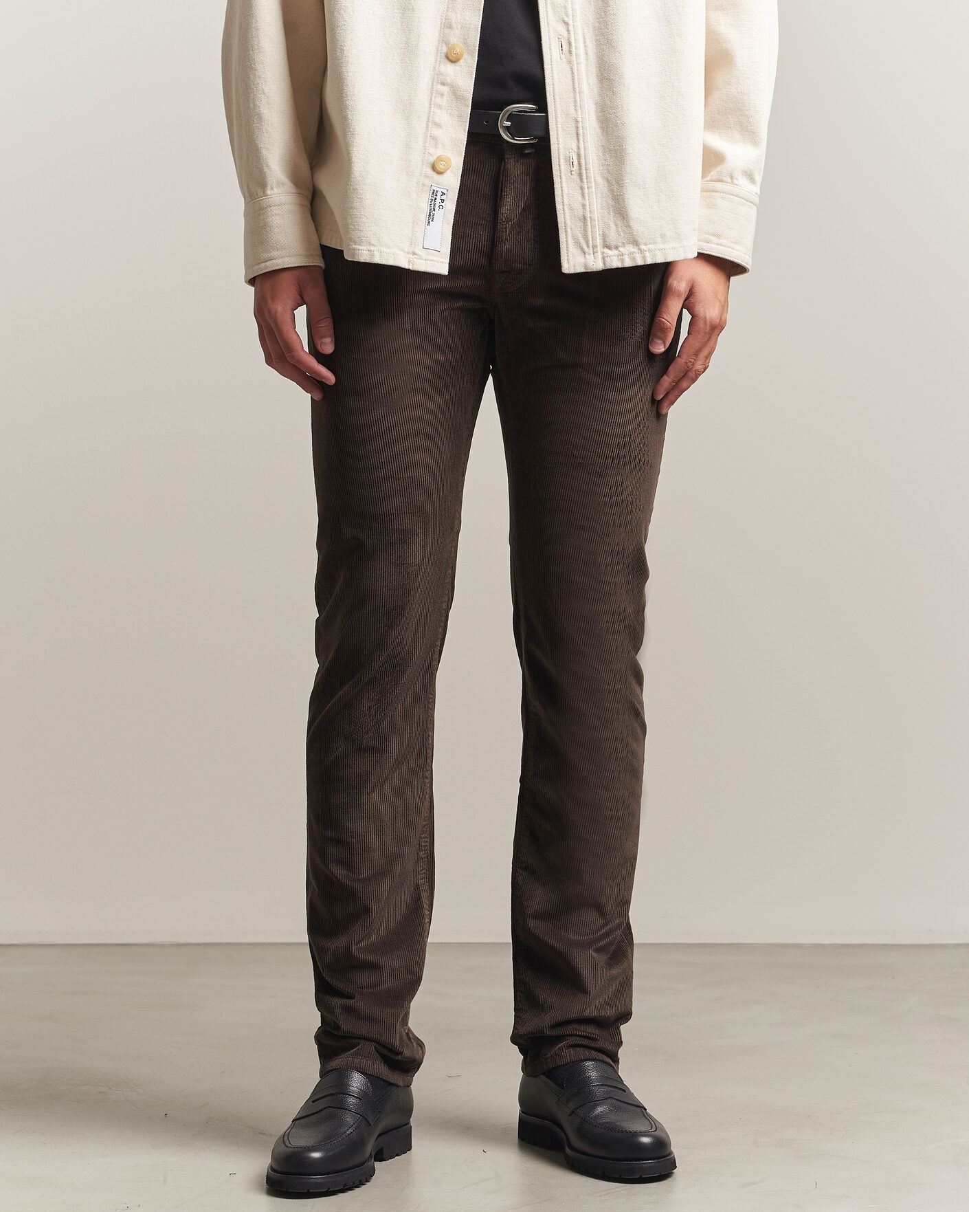 Herre | Bukser | Jacob Cohën | Bard 5-Pocket Medium Corduroy Trousers Brown