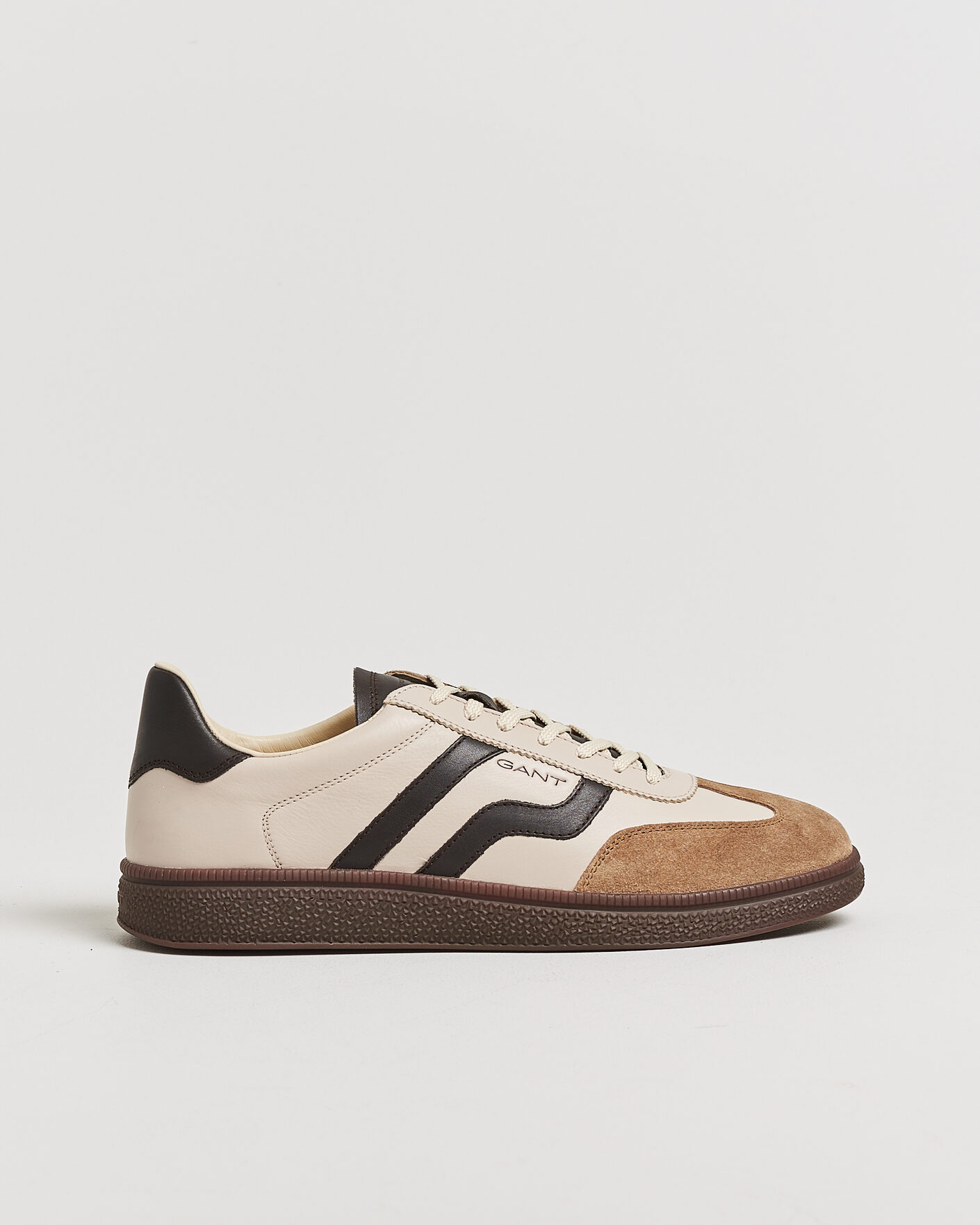 Herre | Sneakers | Gant | Cuzmo Leather/Suede Sneaker Beige/Brown