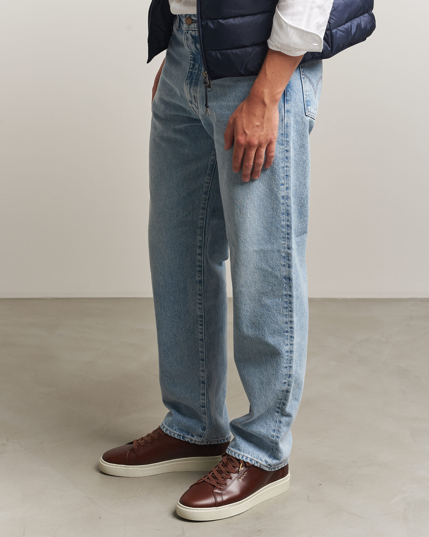 Herre | Sneakers | Gant | Mc Julien Leather Sneaker Cognac
