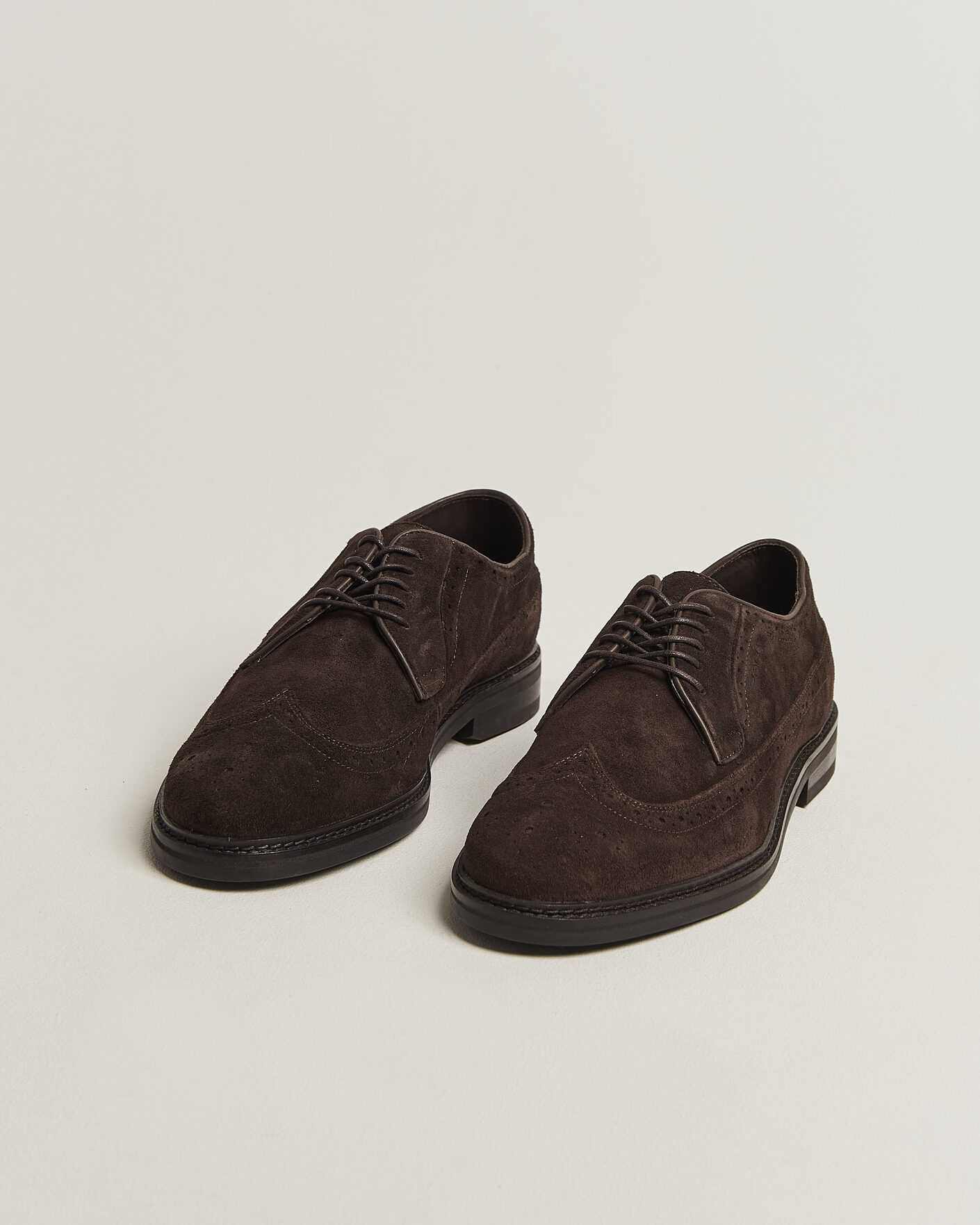Herre | Brogues | Gant | Bidford Suede Brogues Dark Brown