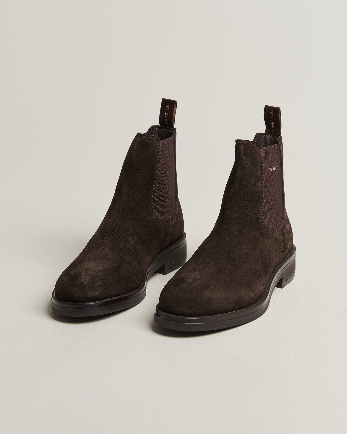 Herre | Støvler | Gant | Prepdale Suede Chelsea Boot Espresso Brown
