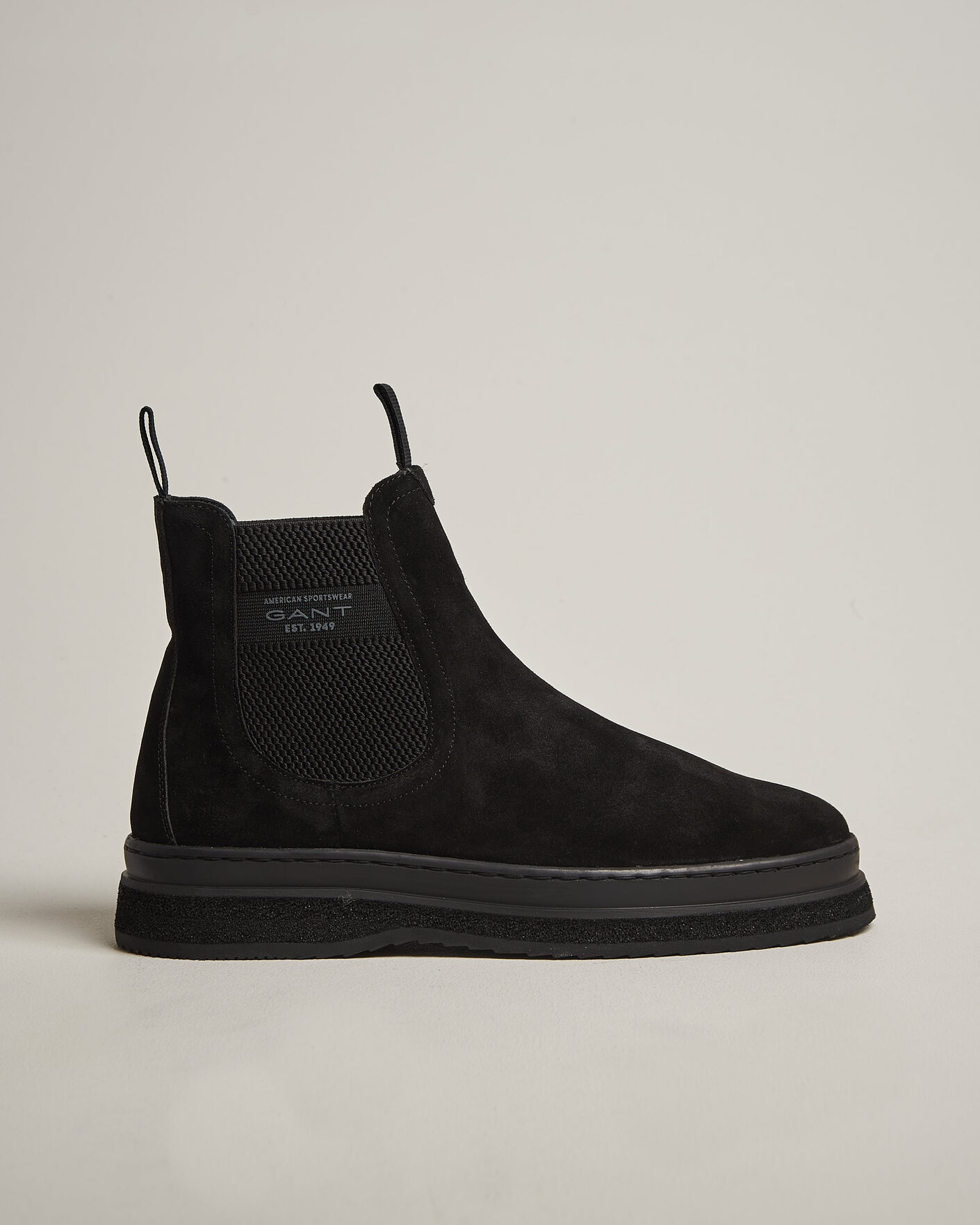 Herre | Støvler | Gant | Blistown Shearling Suede Chelsea Boot Black