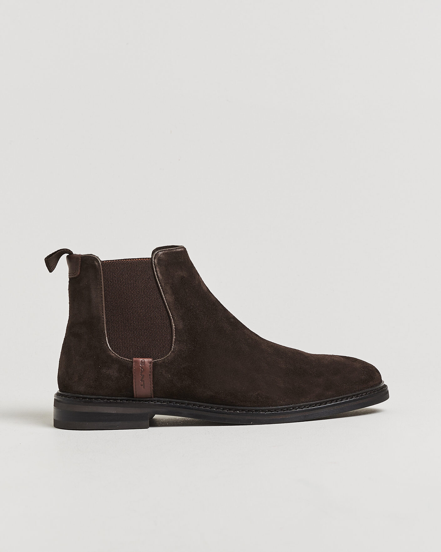 Herre | Støvler | Gant | Bidford Suede Chelsea Boot Dark Brown
