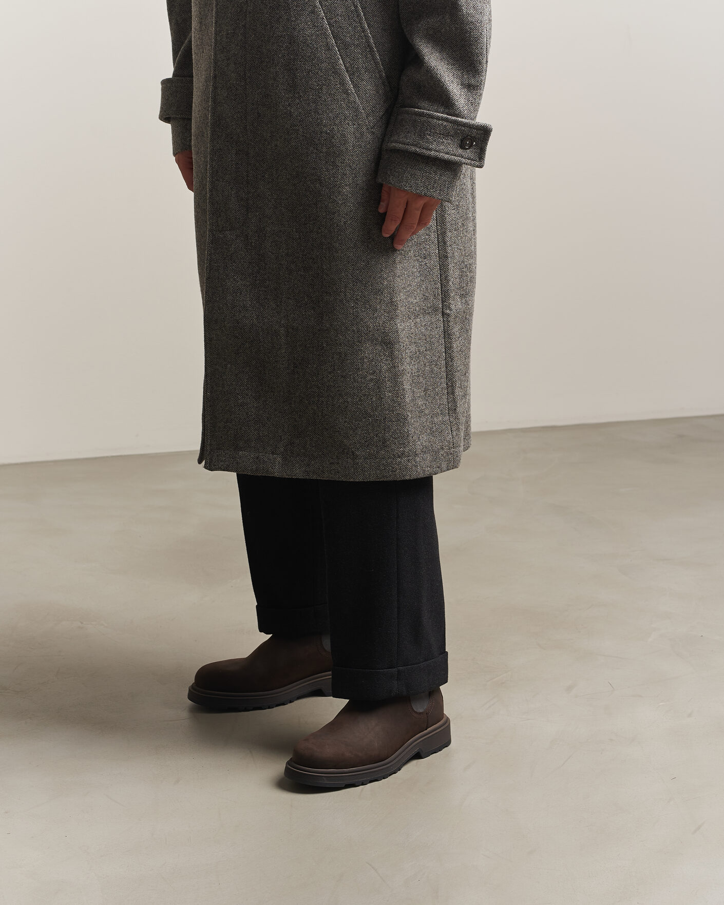 Herre | Støvler | Gant | Blisdor Nubuck Chelsea Boot Dark Brown