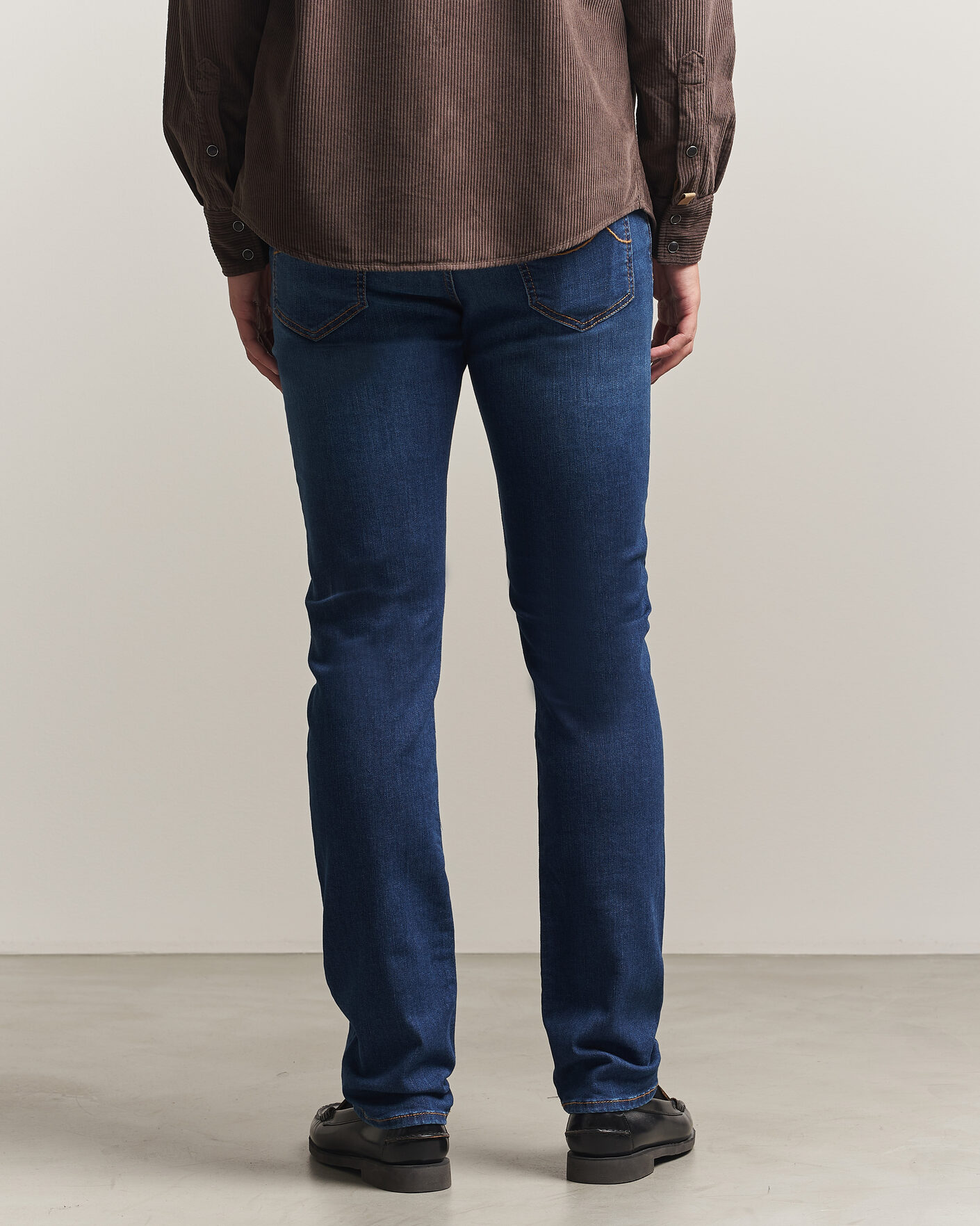 Herre | Jeans | Jacob Cohën | Bard Slim Fit Vintage Wash Stretch Jeans Mid Blue