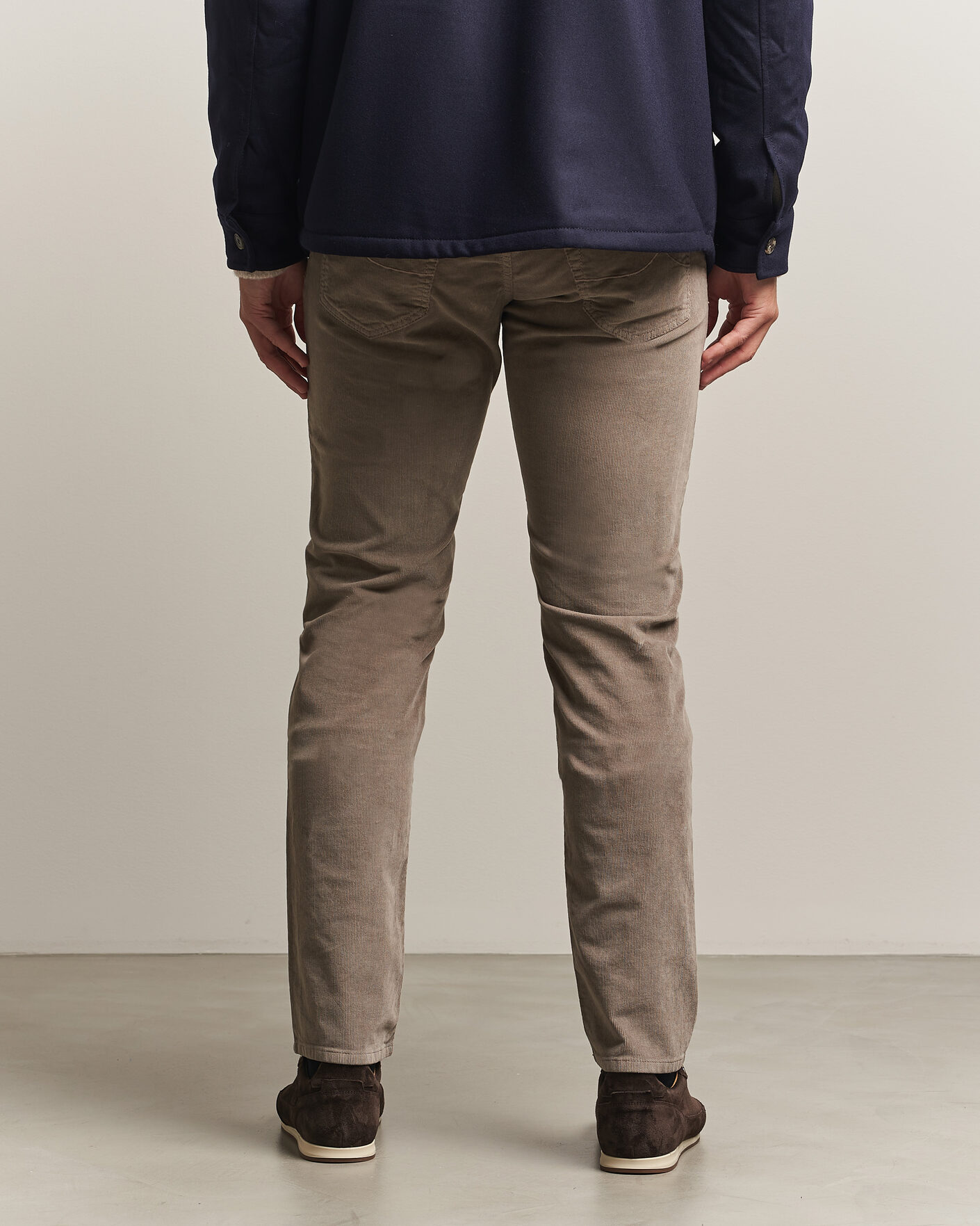 Herre | Bukser | Jacob Cohën | Nick Slim Fit Cotton Trousers Grey