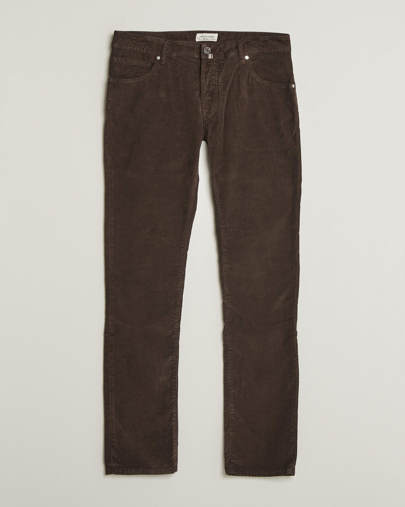 Herre | Bukser | Jacob Cohën | Nick Slim Fit Cotton Trousers Brown