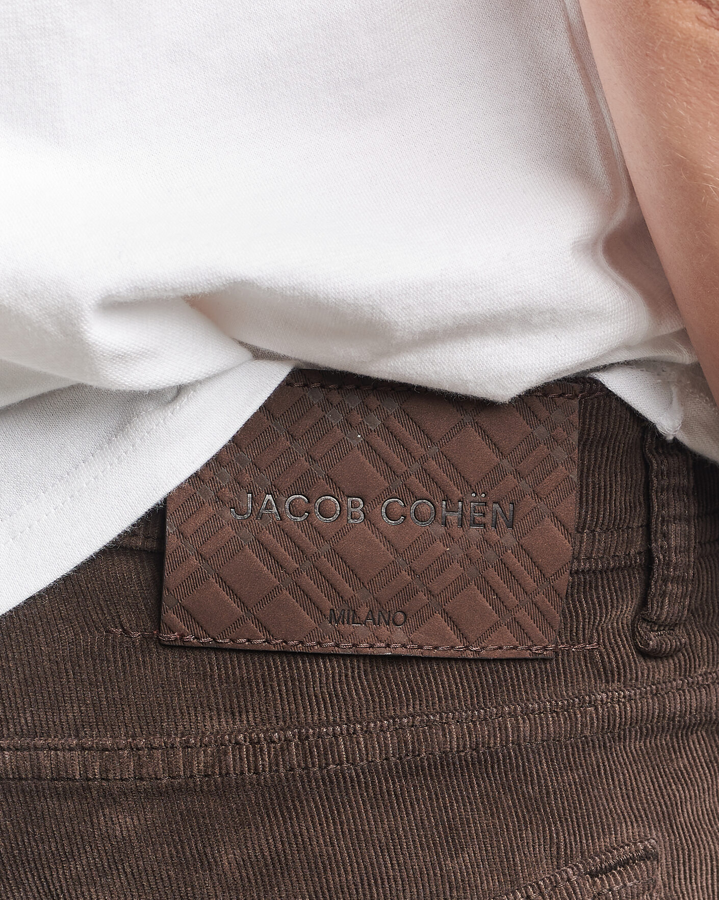 Herre | Bukser | Jacob Cohën | Nick Slim Fit Cotton Trousers Brown