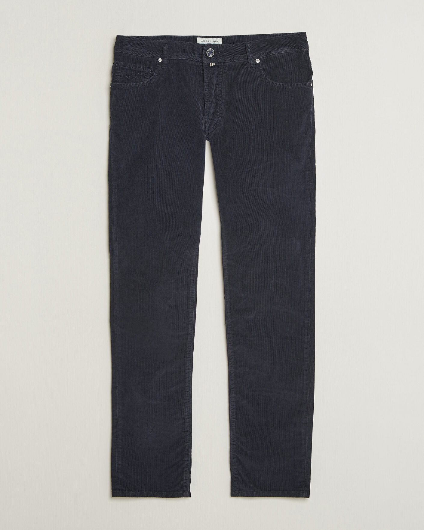 Herre | Bukser | Jacob Cohën | Nick Slim Fit Cotton Trousers Navy