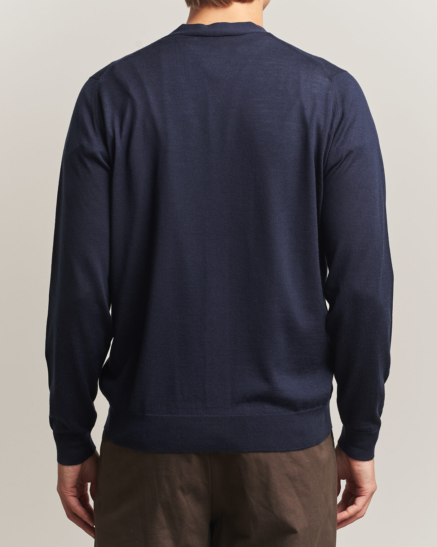 Herre | Gensere | John Smedley | Bradrick Extra Fine Merino Cardigan Midnight