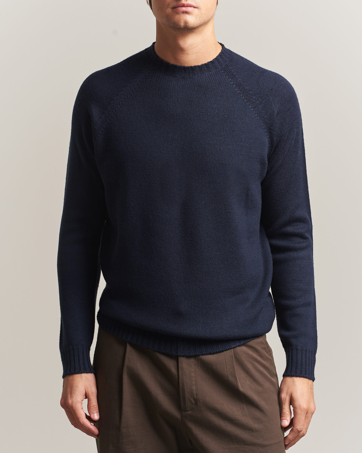 Herre | Gensere | John Smedley | Denver Extra Fine Merino Crew Neck Midnight