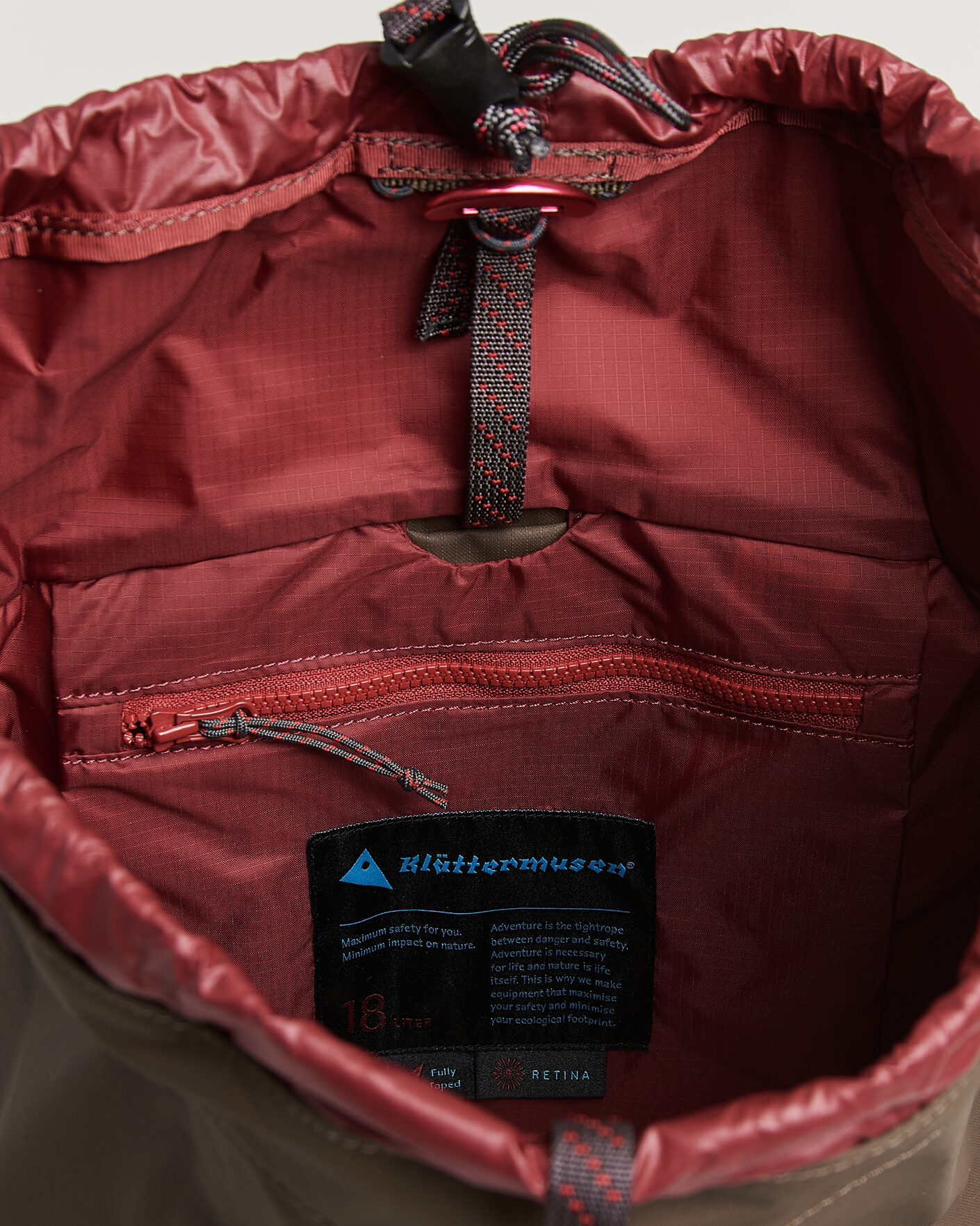 Herre | Vesker | Klättermusen | Fjörm Backpack 18L Slate Brown