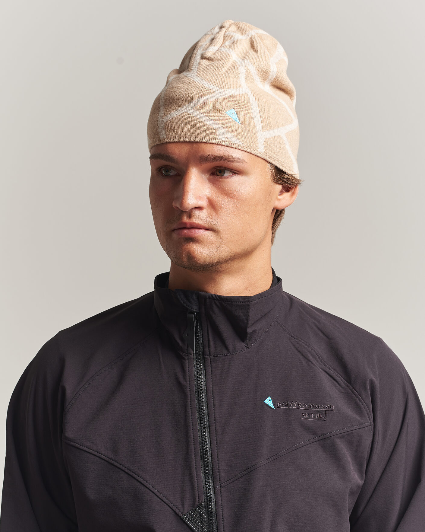 Herre | Luer | Klättermusen | Finn Beanie Warm Sand
