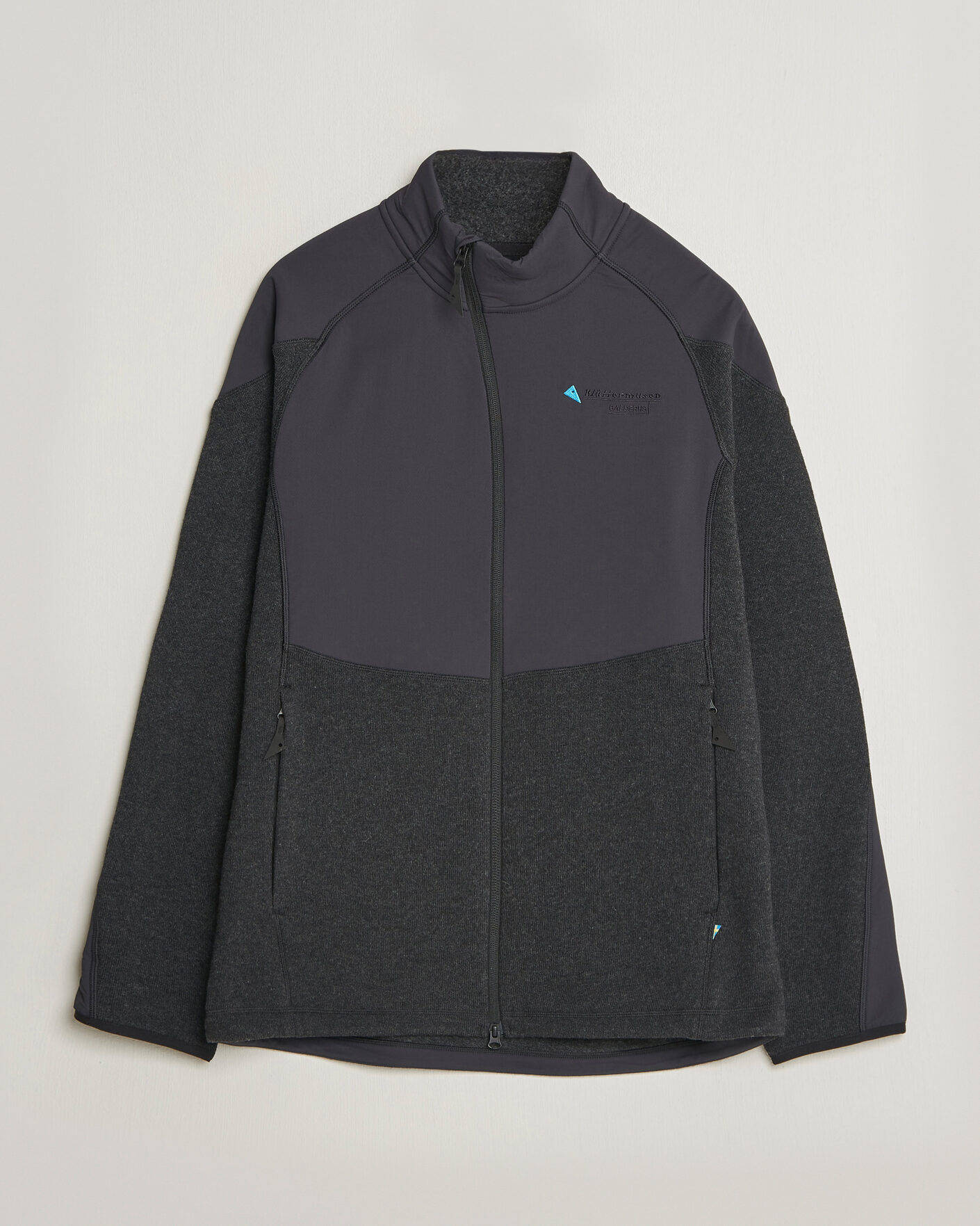 Herre | Gensere | Klättermusen | Balderus Wool Fleece Hood Jacket Black