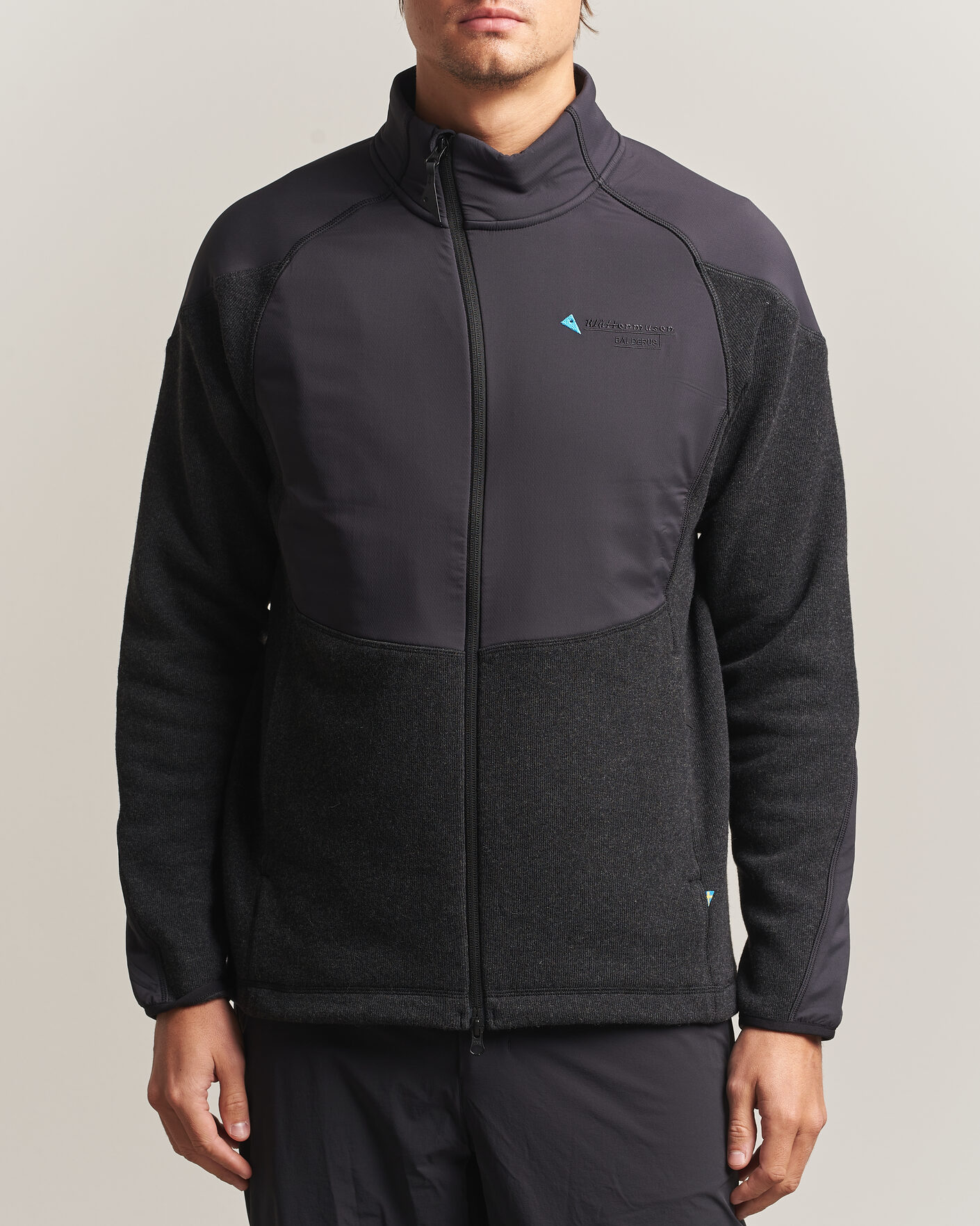 Herre | Gensere | Klättermusen | Balderus Wool Fleece Hood Jacket Black