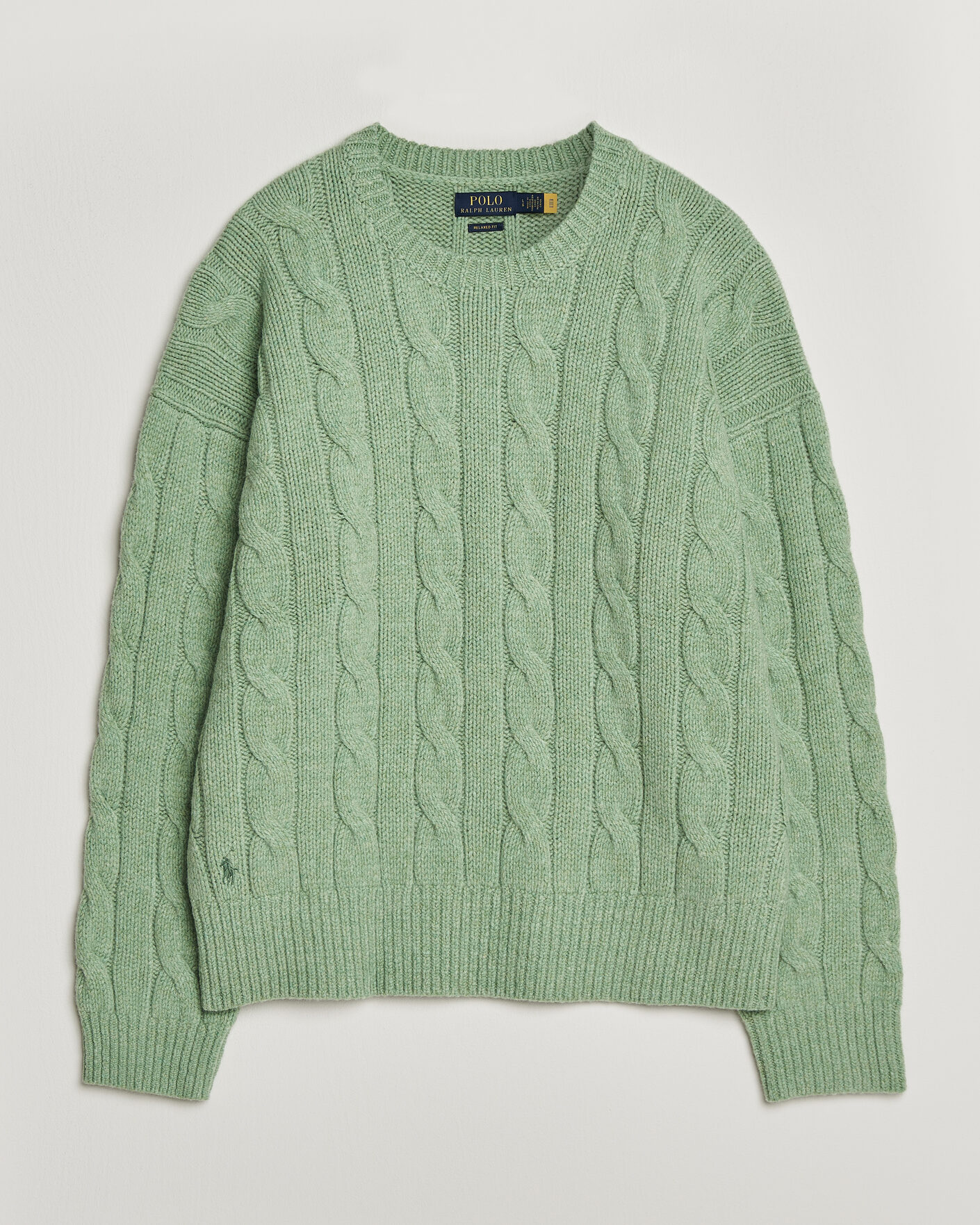 Herre | Gensere | Polo Ralph Lauren | Exploded Cabel Sweater Sprouting Green